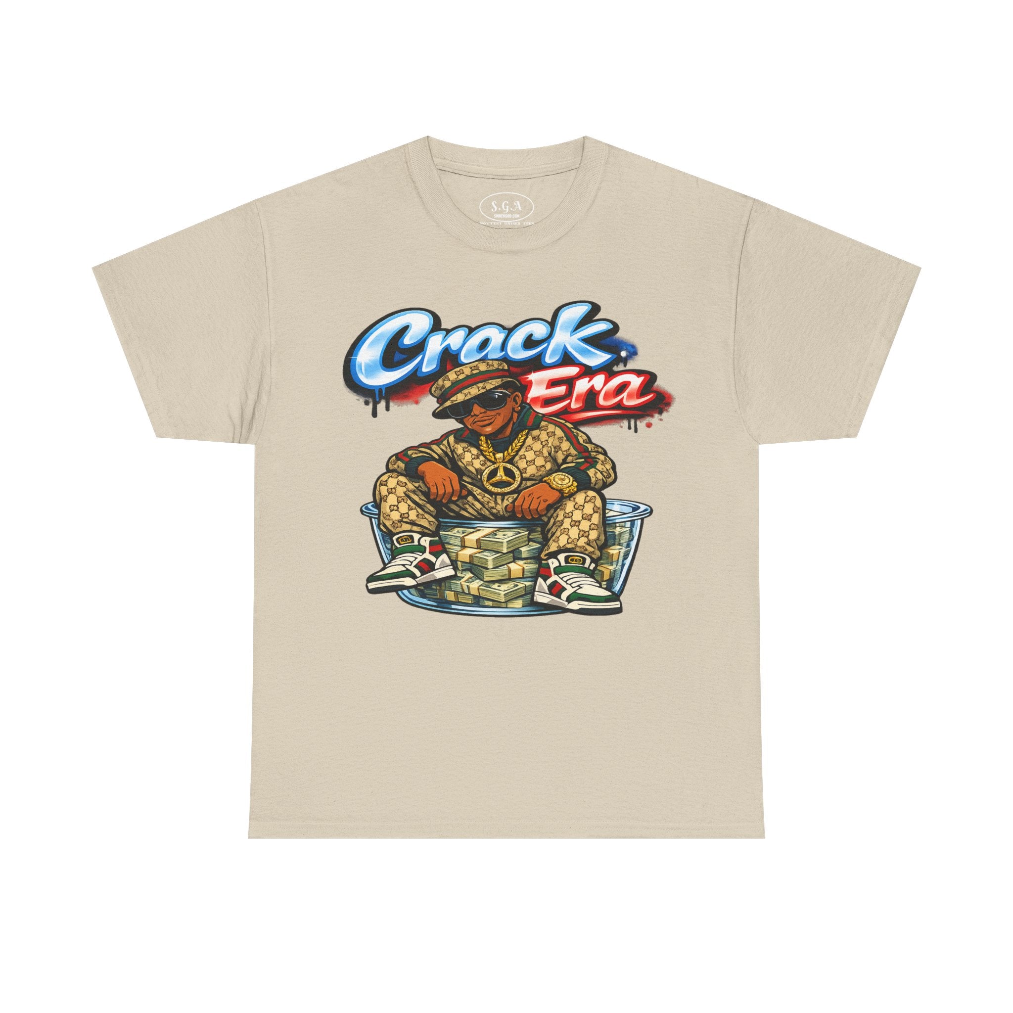 Crack Era Streetwear Shirt – Smack God Apparel | Retro Urban Graphic T-Shirt | Vintage Hip Hop Culture Tee