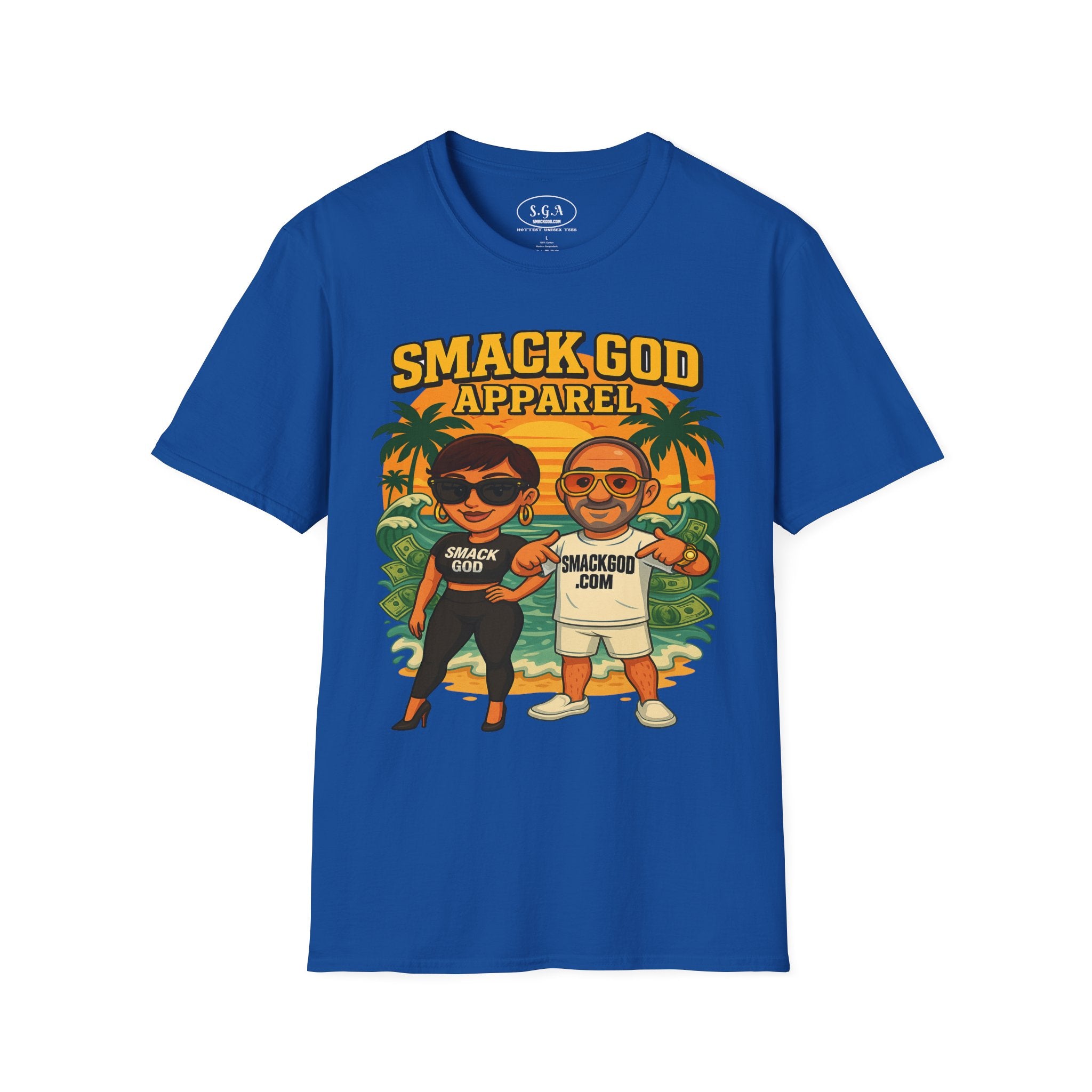 Smack God Apparel Beach Logo Shirt – Smack God Apparel | Cartoon Streetwear Graphic T-Shirt | SmackGod.com Lifestyle Tee