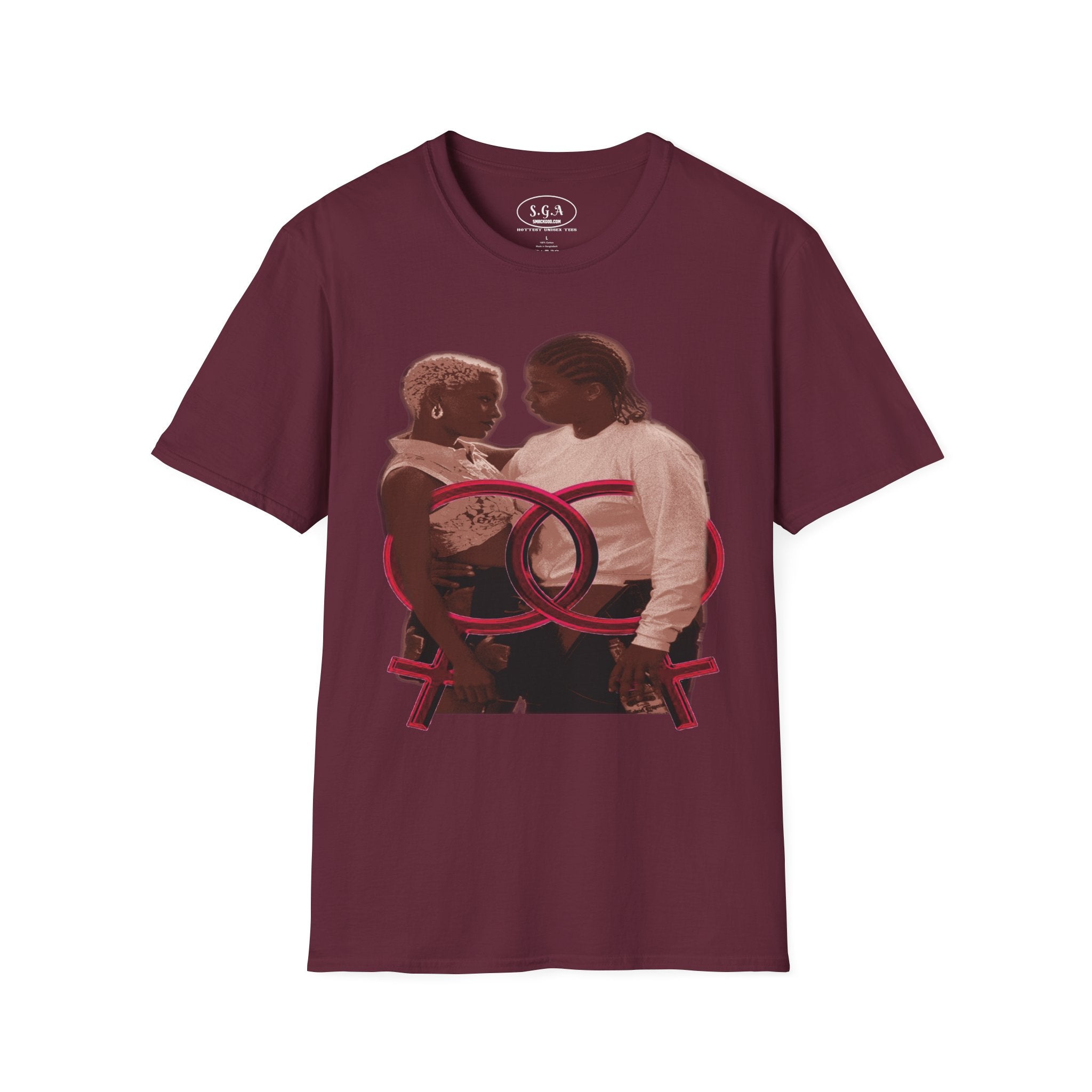 Cleo & Ursula Inspired Set It Off Graphic T-Shirt –  Couple Streetwear Tee | Feminine Energy Love Shirt | Smack God Apparel