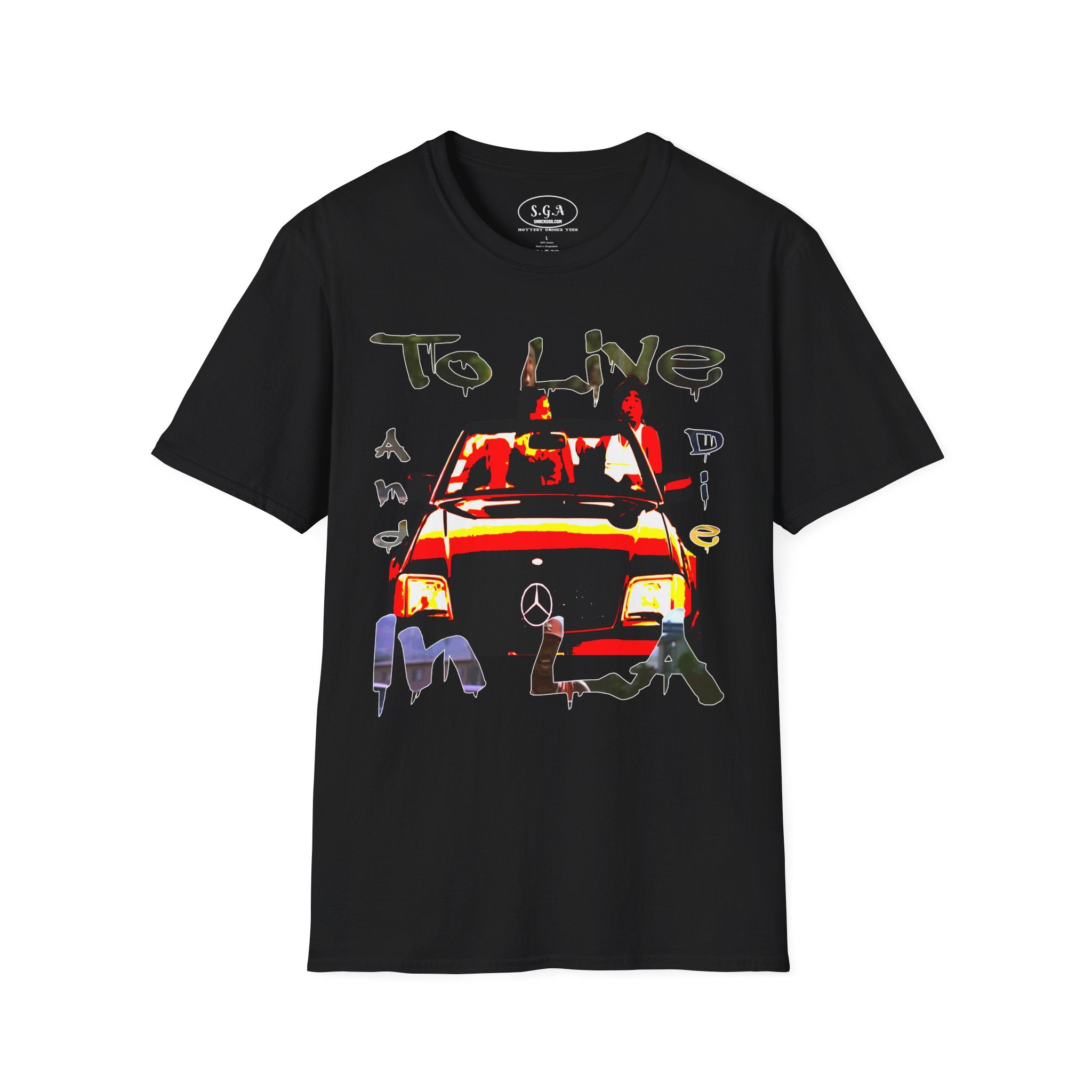 To Live and Die in LA T-Shirt – West Coast Hip Hop Graphic Tee | Los Angeles Streetwear Shirt | Smack God Apparel