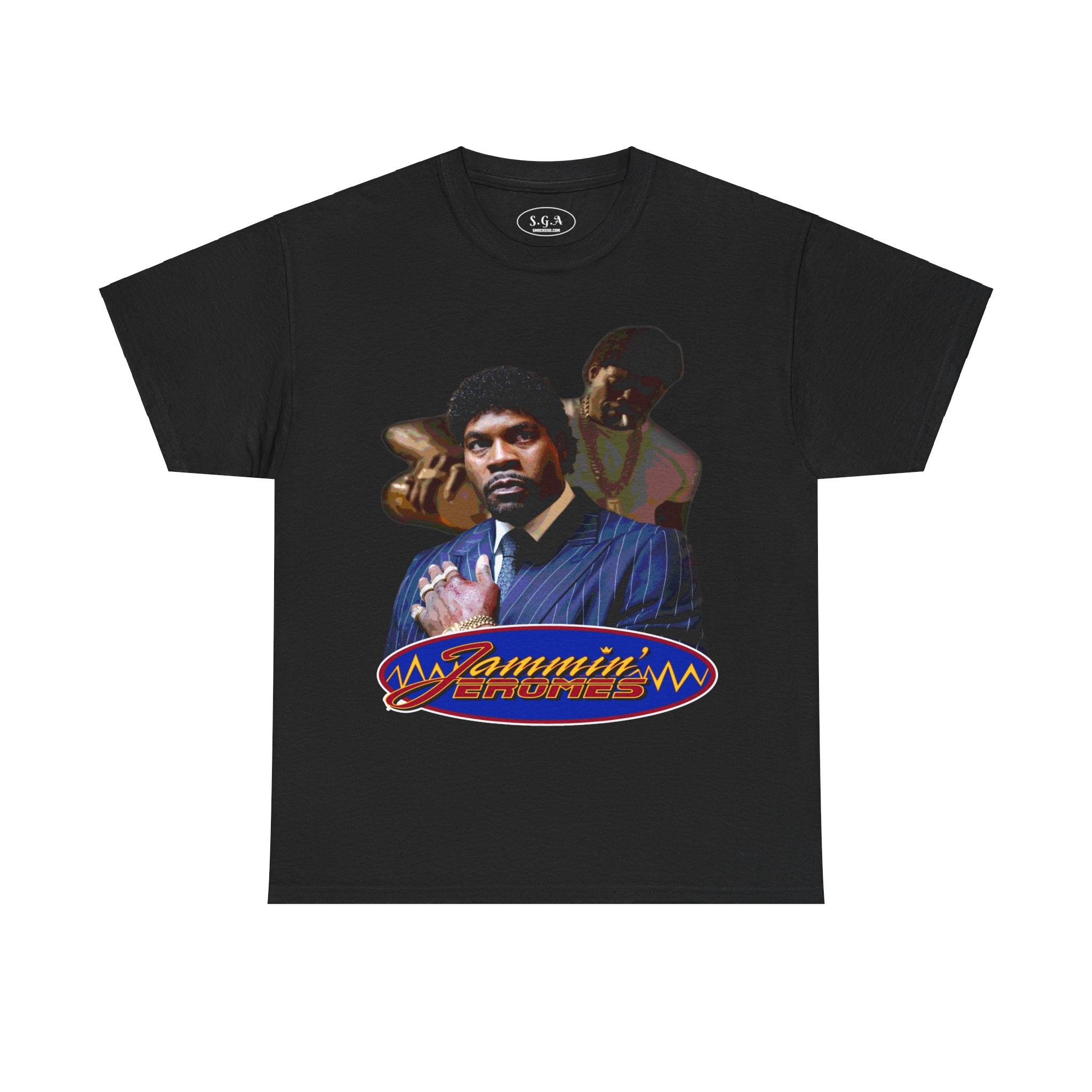 “Jammin’ Jerome’s” T-Shirt – 90s Streetwear Graphic Tee | Retro Hustler Style Shirt | Smack God Apparel