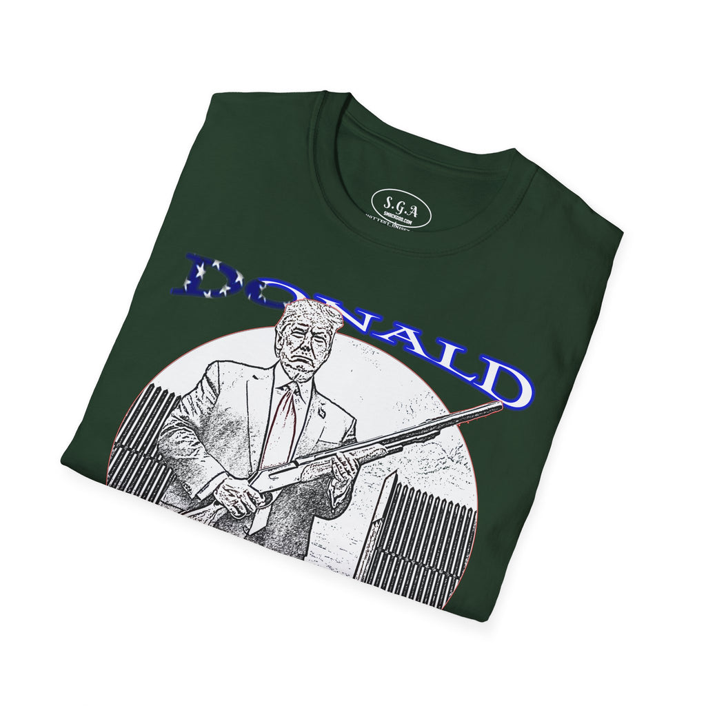 Smack God Apparel “Trump Shotgun Energy” Graphic T-Shirt – Bold Political Streetwear Tee | Patriotic Statement Shirt | Viral Graphic Tee