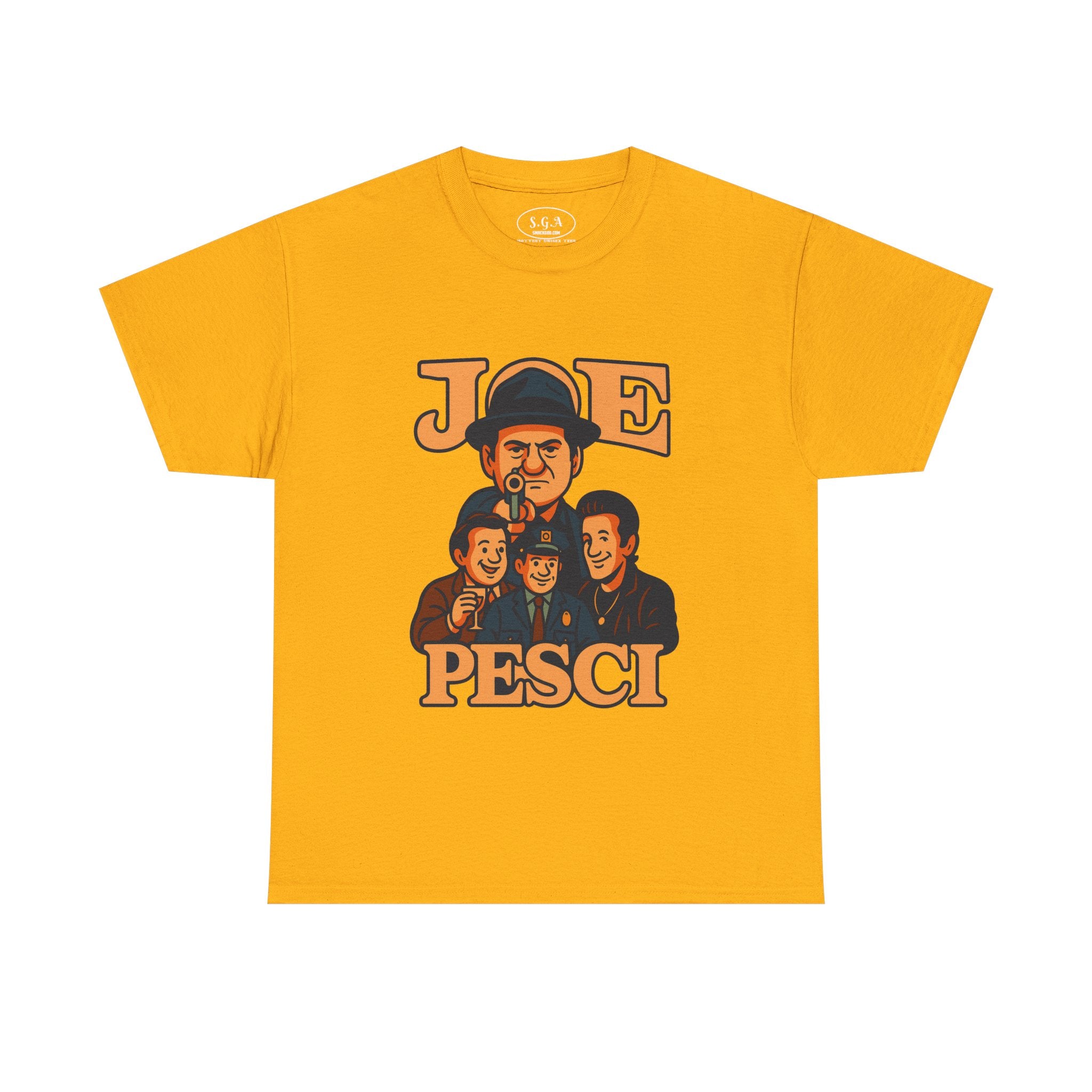 Joe Pesci Inspired Graphic T-Shirt – Classic  Movie Cartoon Tee | Gangster Film Streetwear | Smack God Apparel