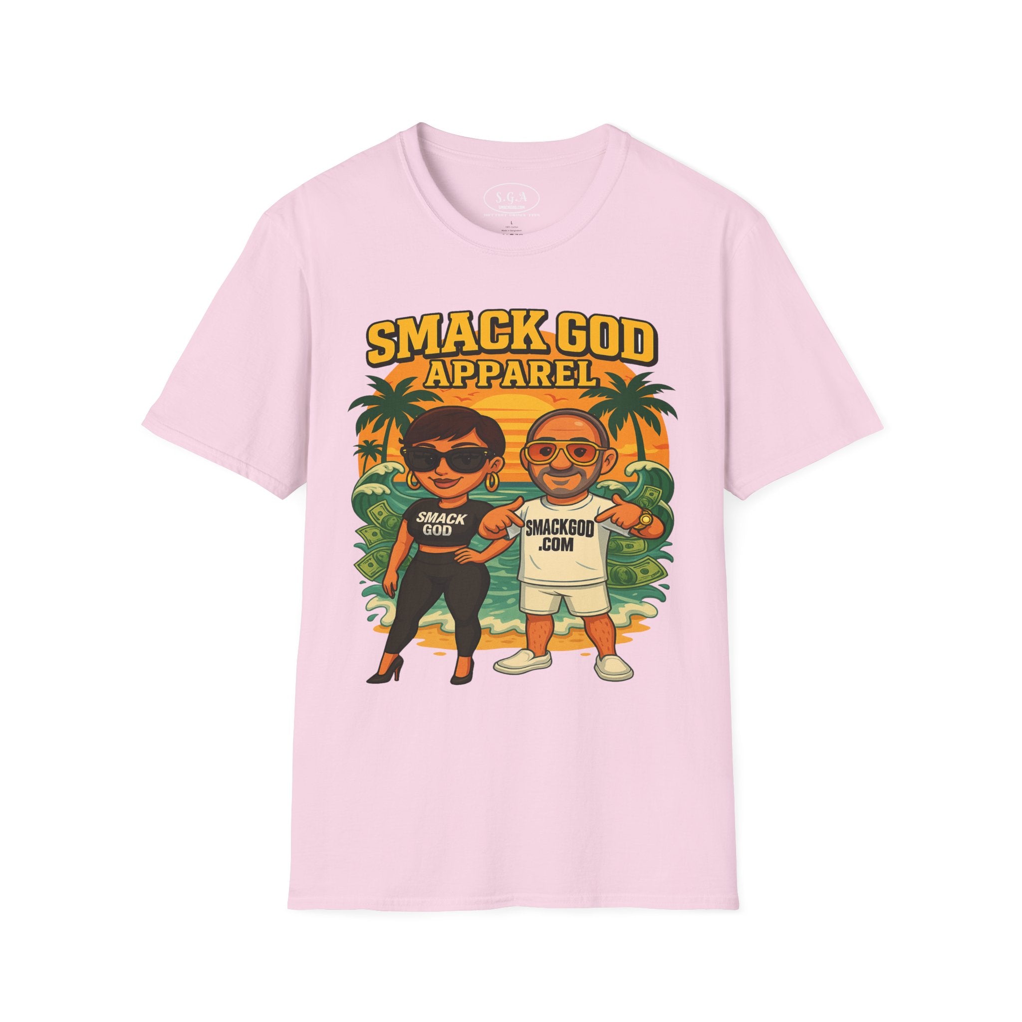 Smack God Apparel Beach Logo Shirt – Smack God Apparel | Cartoon Streetwear Graphic T-Shirt | SmackGod.com Lifestyle Tee