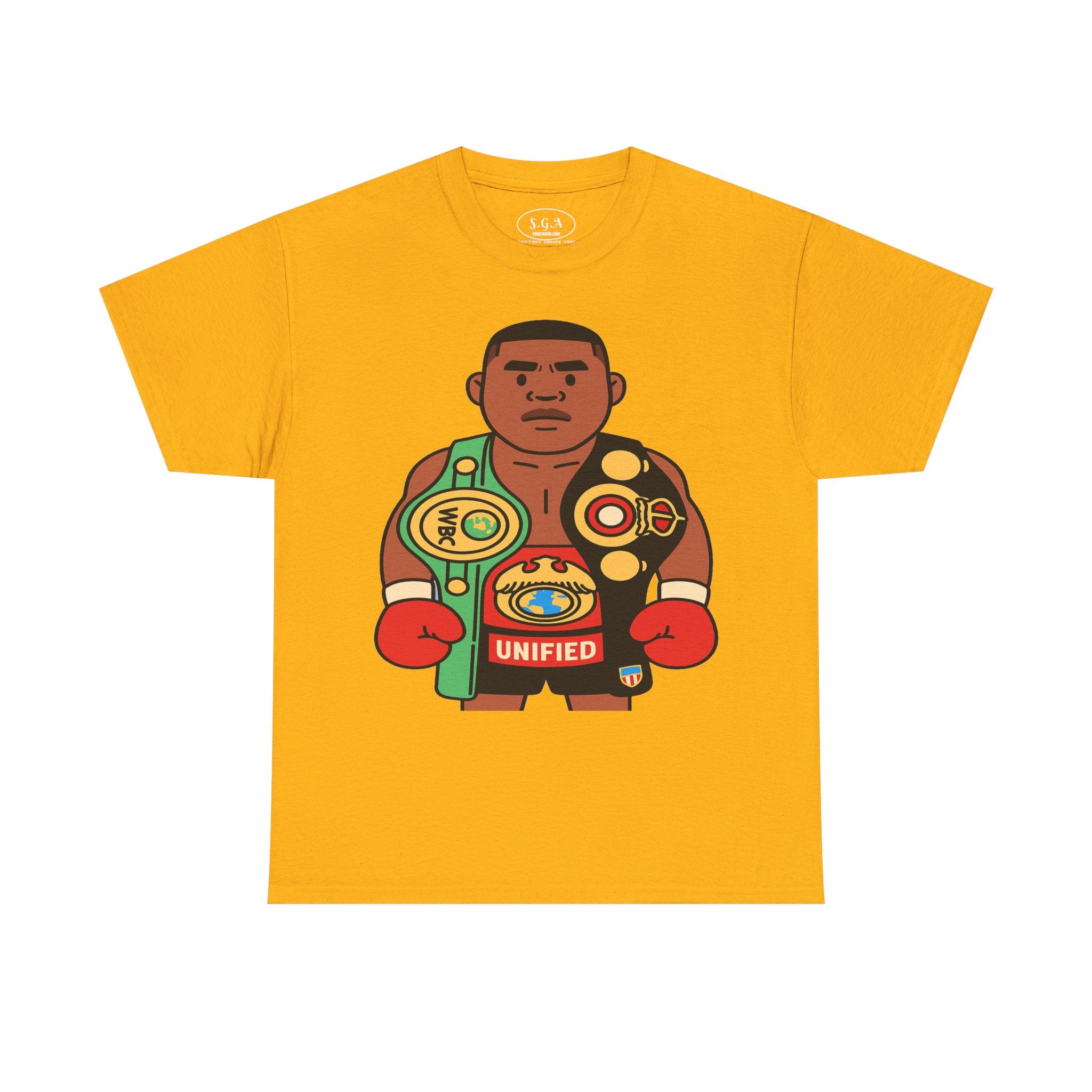 Iron Mike Inspired Boxing Champion T-Shirt – Cartoon Heavyweight Champ Tee | Boxing Streetwear Shirt | Smack God Apparel
