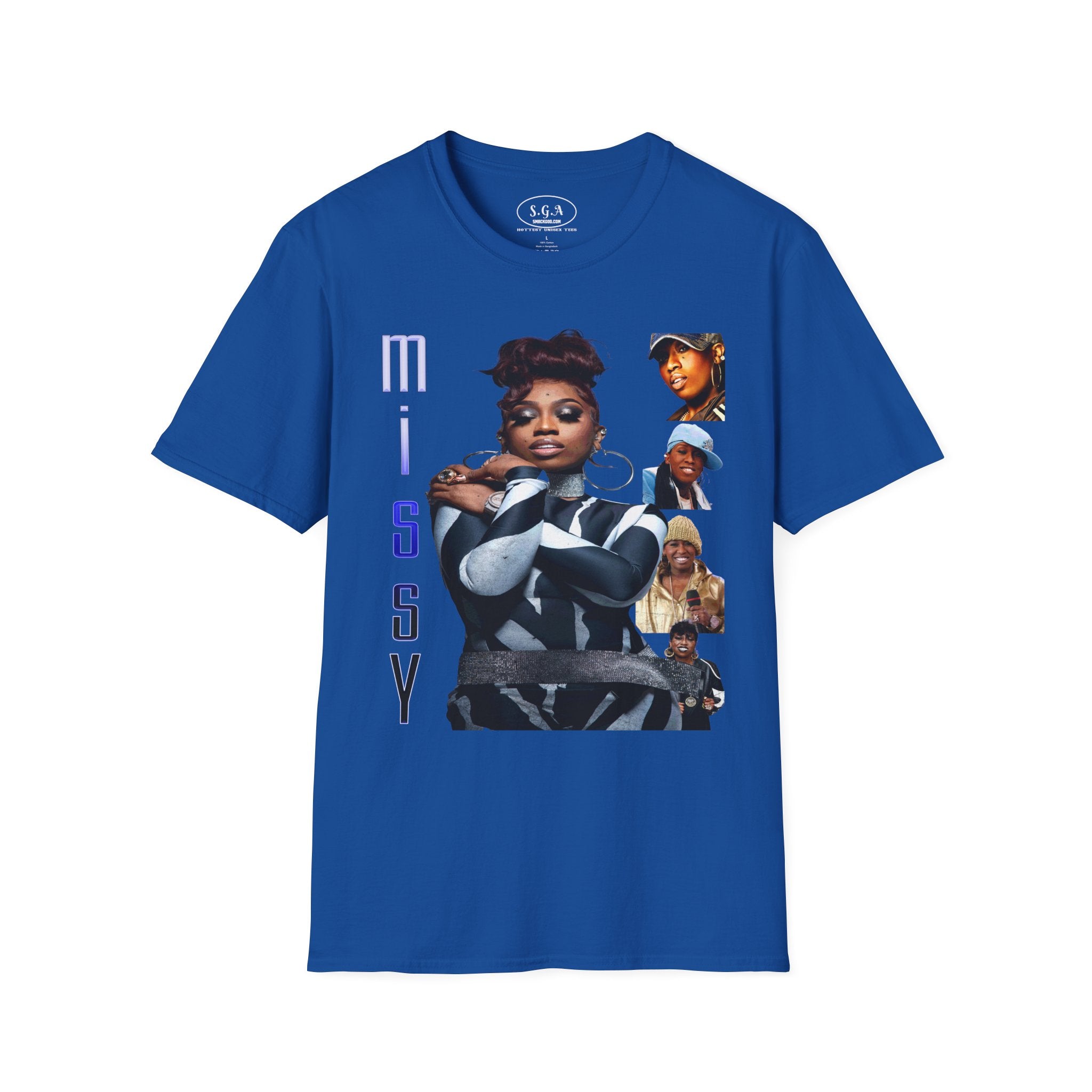 Missy Elliott Graphic T-Shirt – Smack God Apparel Hip Hop Legend Tee | 90s Female Rap Icon Shirt | Urban Streetwear TShirt