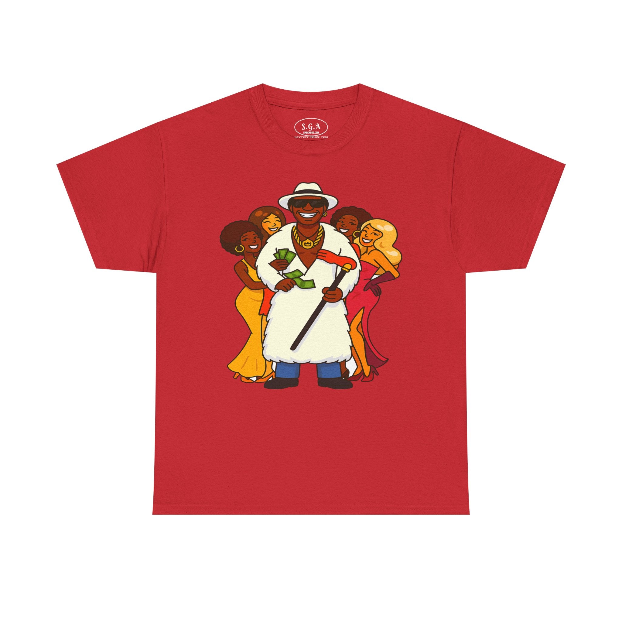 Goldie “The Mack” Inspired Pimp Boss T-Shirt – Money Hustler Graphic Tee | Retro Streetwear Shirt | Smack God Apparel