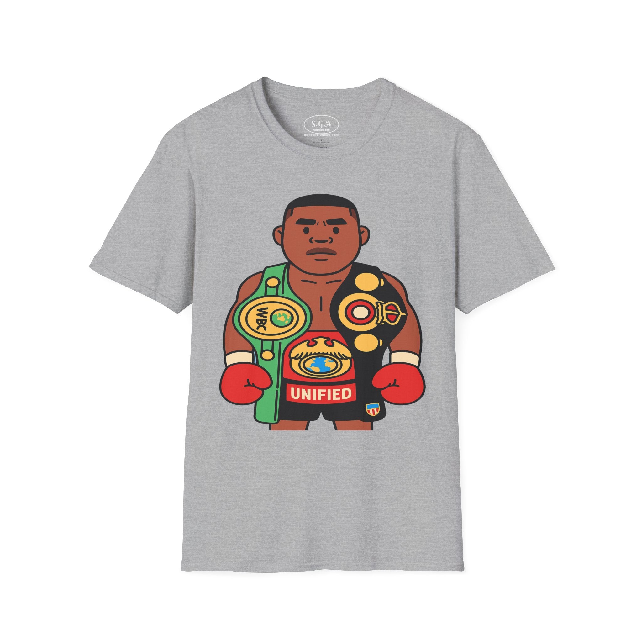 Iron Mike Inspired Boxing Champion T-Shirt – Cartoon Heavyweight Champ Tee | Boxing Streetwear Shirt | Smack God Apparel