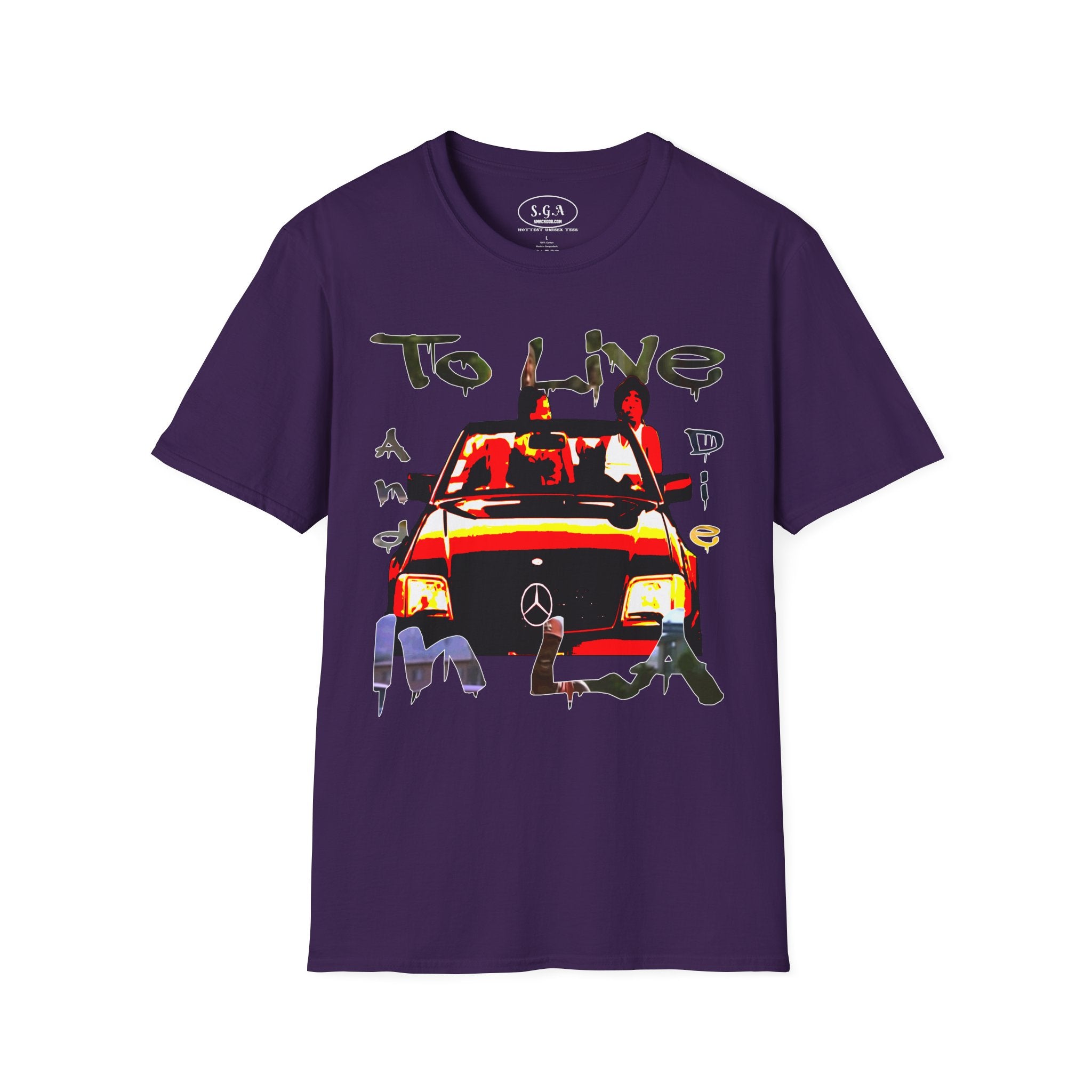 To Live and Die in LA T-Shirt – West Coast Hip Hop Graphic Tee | Los Angeles Streetwear Shirt | Smack God Apparel