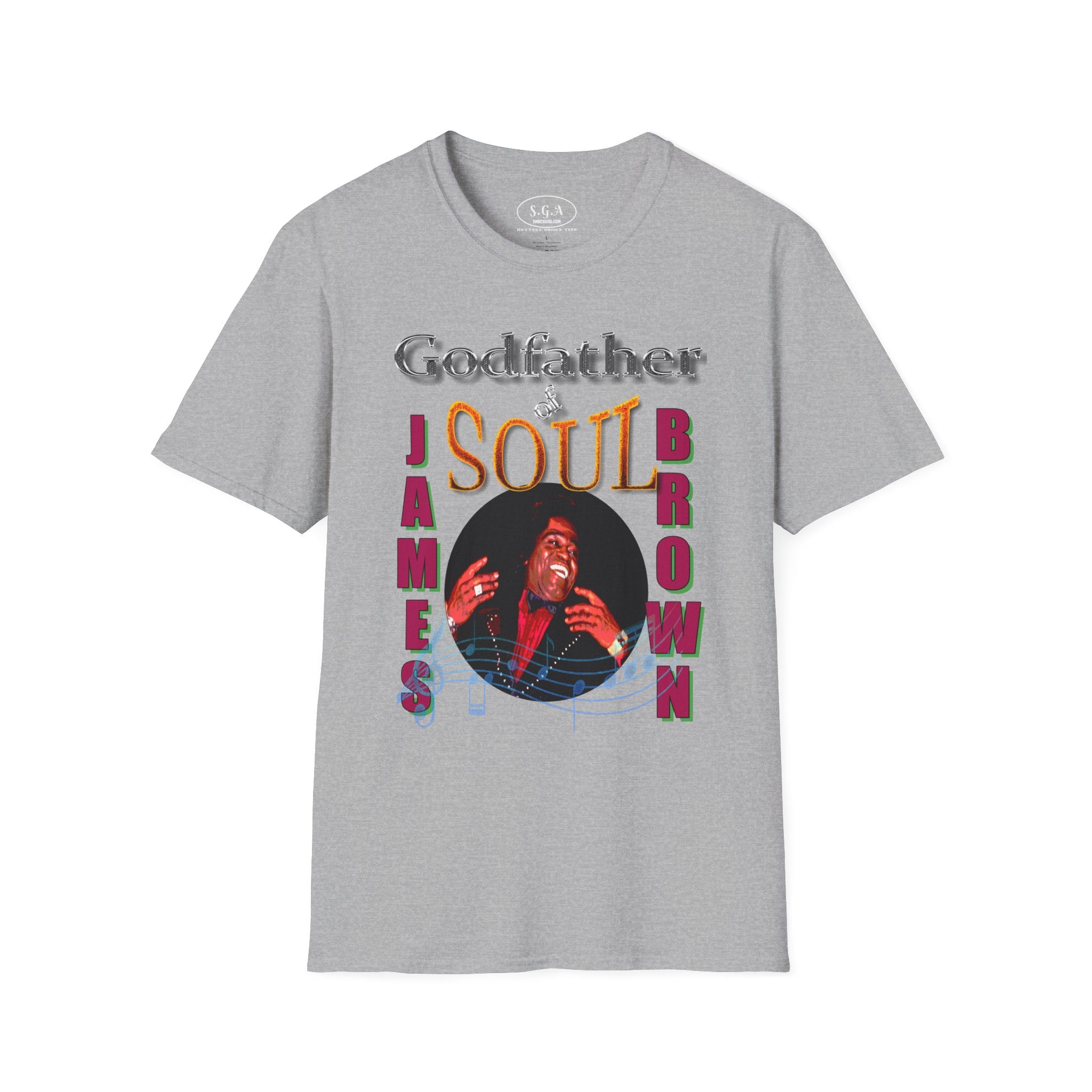 James Brown “Godfather of Soul” T-Shirt – Classic Funk Music Graphic Tee | Smack God Apparel Streetwear Shirt | Vintage Soul Legend Tee