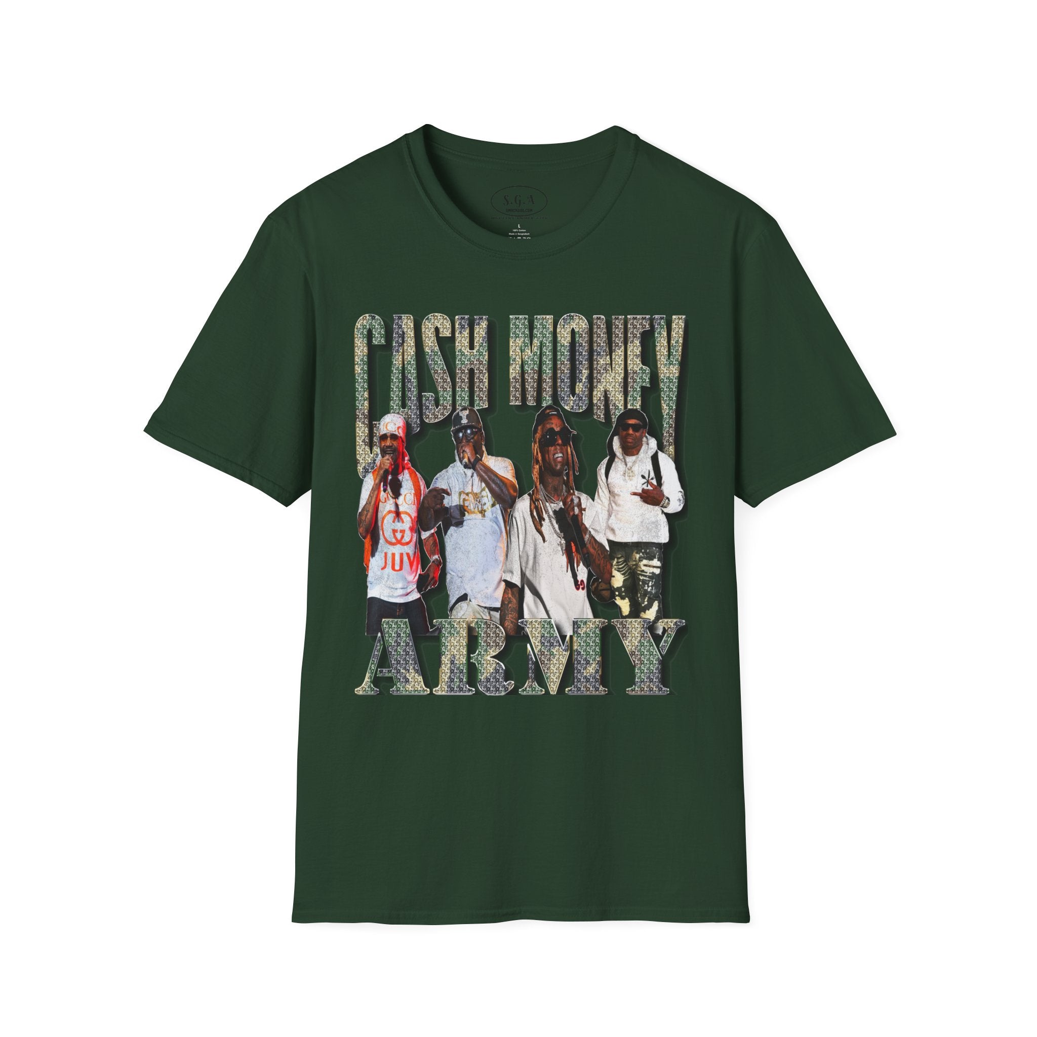 Cash Money Army T-Shirt | Smack God Apparel | Featuring Juvenile, B.G., Turk & Lil Wayne