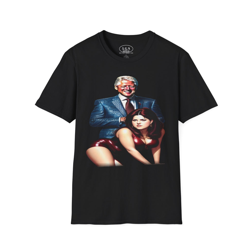 Bill Clinton & Monica Lewinsky Graphic T-Shirt – Viral Political Pop Culture Tee | Smack God Apparel