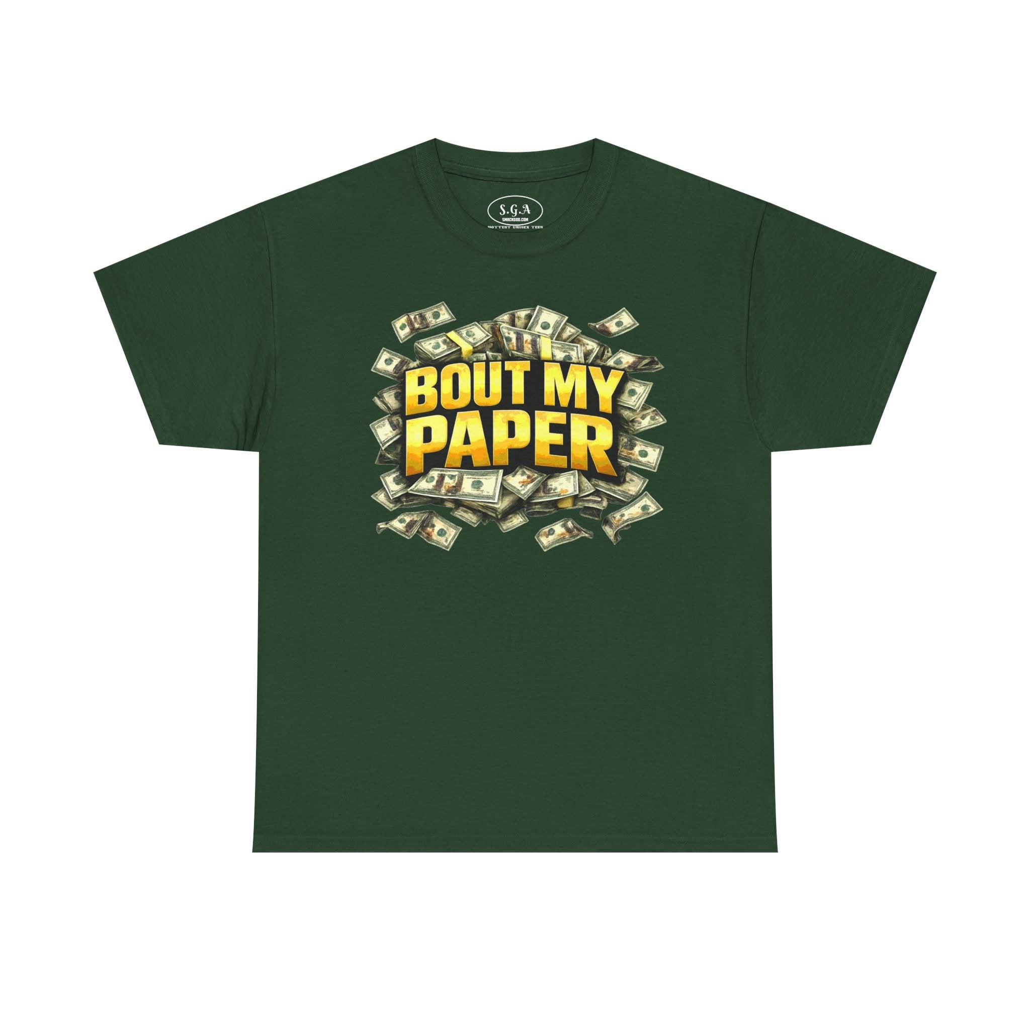 Bout My Paper T-Shirt – Money Hustle Graphic Tee | Cash Stacks Streetwear Shirt | Smack God Apparel
