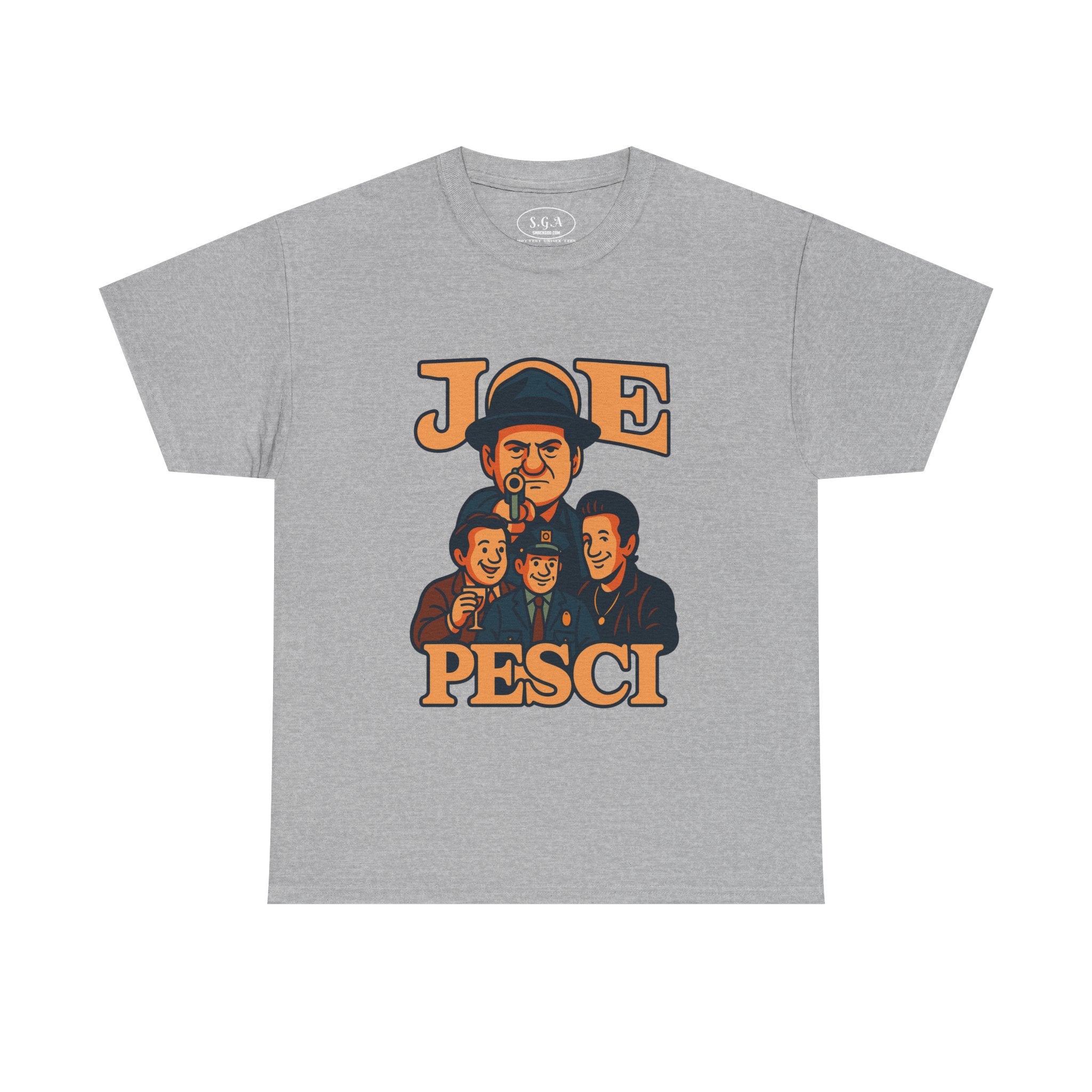 Joe Pesci Inspired Graphic T-Shirt – Classic  Movie Cartoon Tee | Gangster Film Streetwear | Smack God Apparel