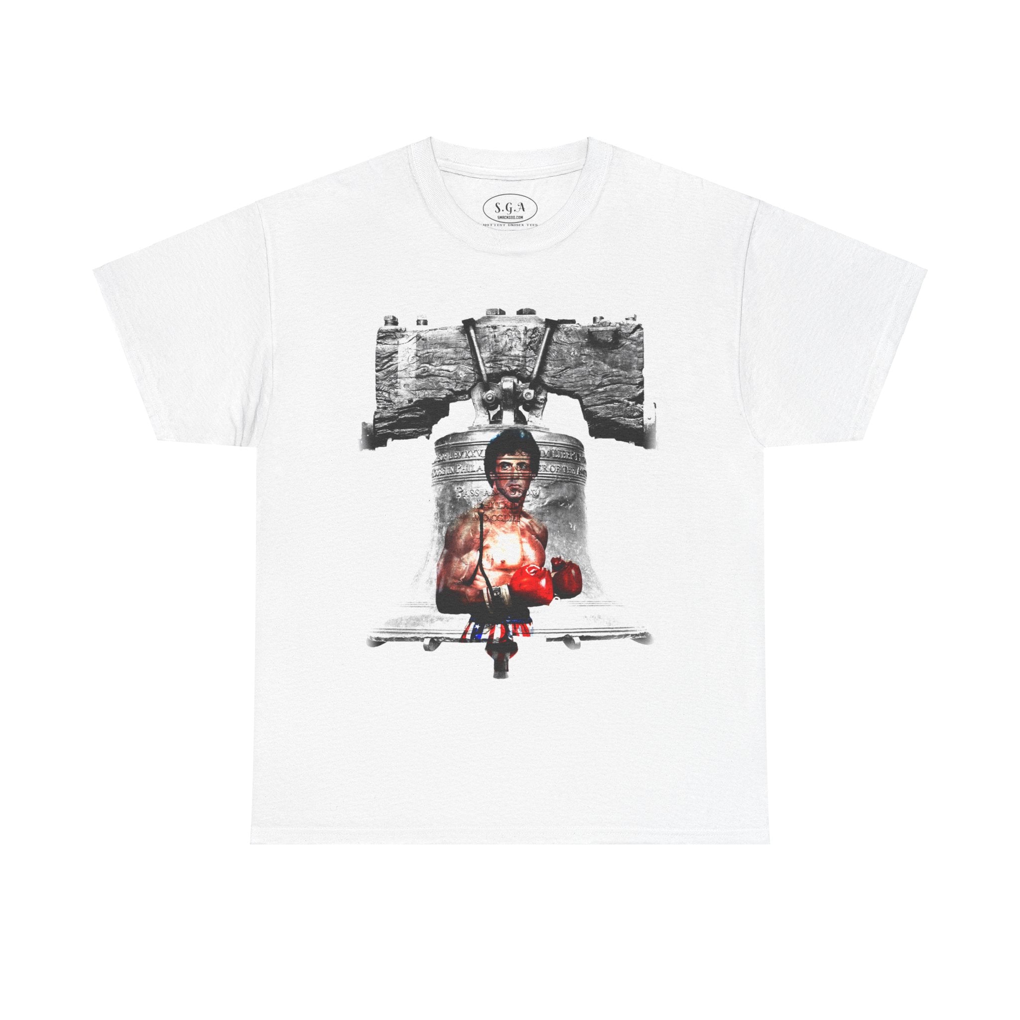  "Rocky Balboa Liberty Bell Tee Shirt - Smack God Apparel"