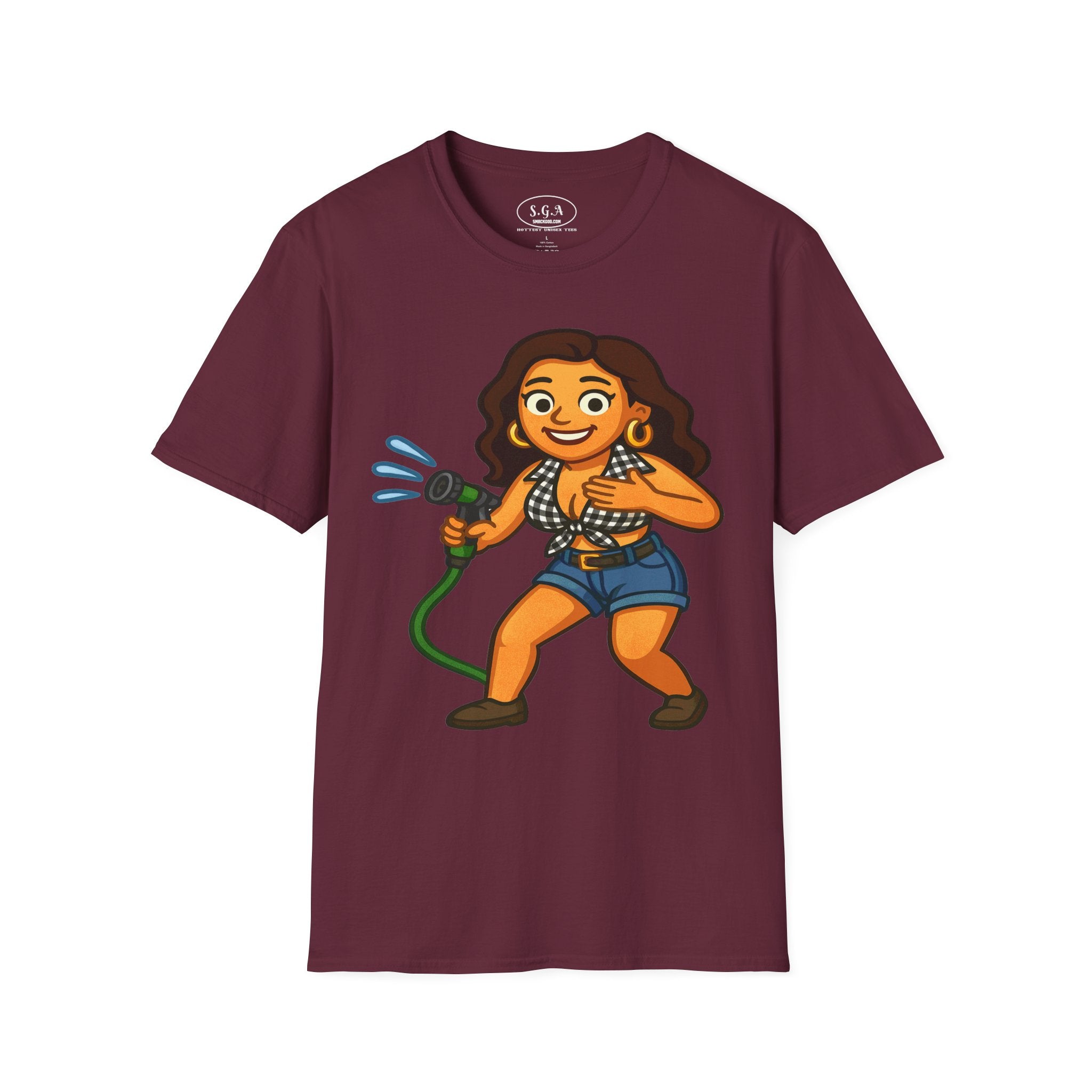 “Mrs. Parker” Cartoon Graphic T-Shirt – Funny Urban Character Tee | Playful Streetwear Shirt | Smack God Apparel