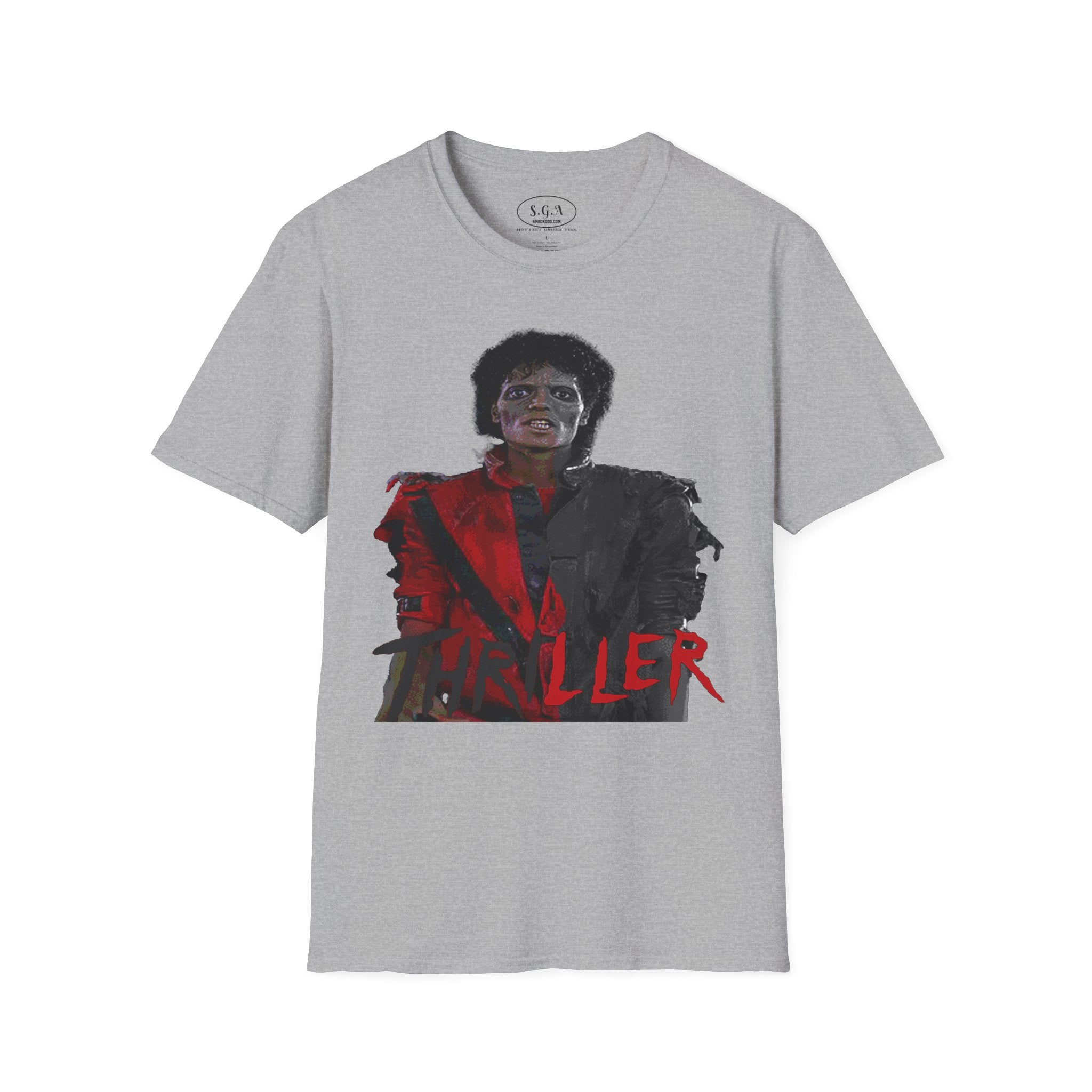 Thriller Inspired Graphic T-Shirt – Retro Horror Pop Culture Tee | 80s Music Streetwear Shirt | Smack God Apparel