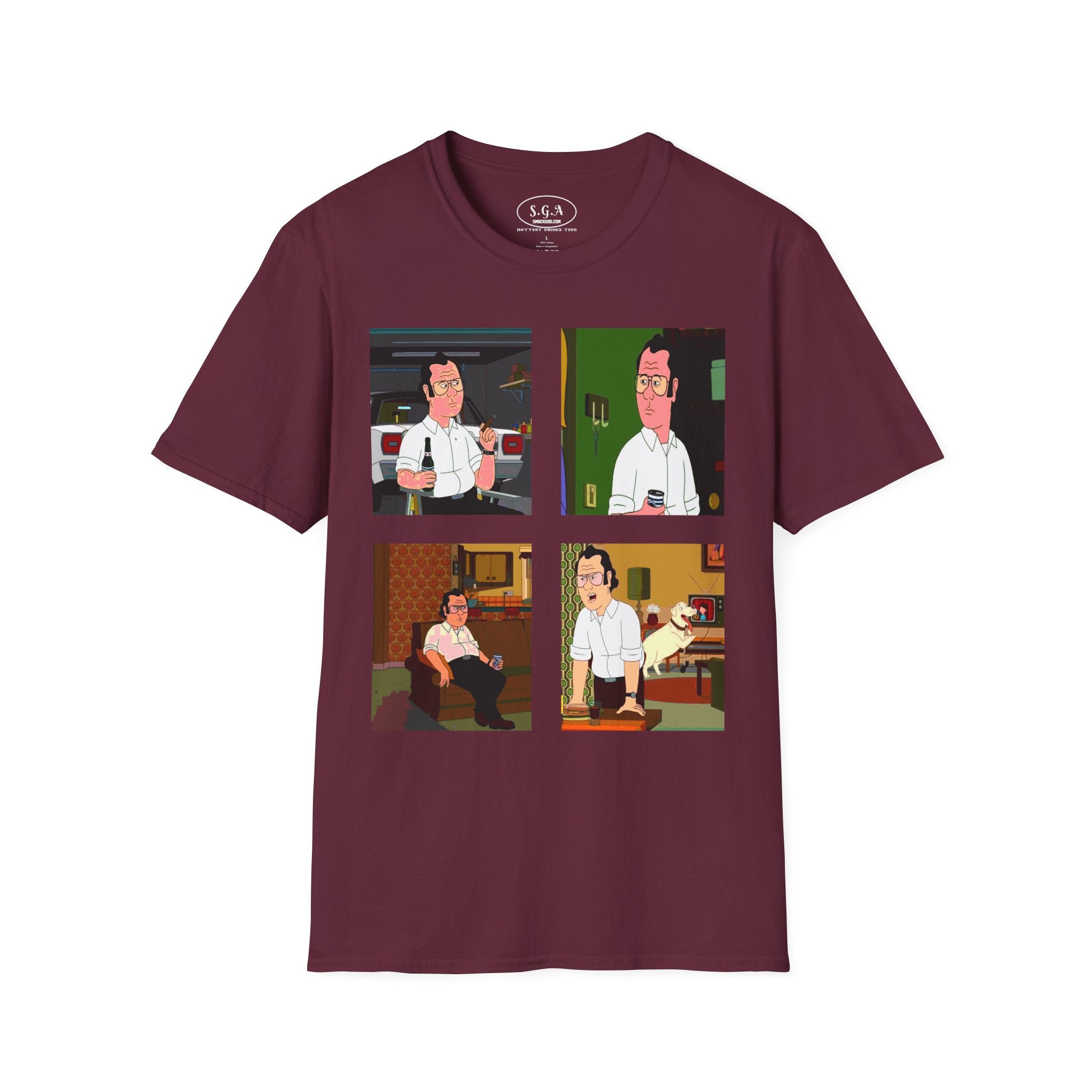 Frank Murphy “F Is For Family” T-Shirt – Retro Cartoon Streetwear Tee | Smack God Apparel Graphic Shirt | SmackGod.com