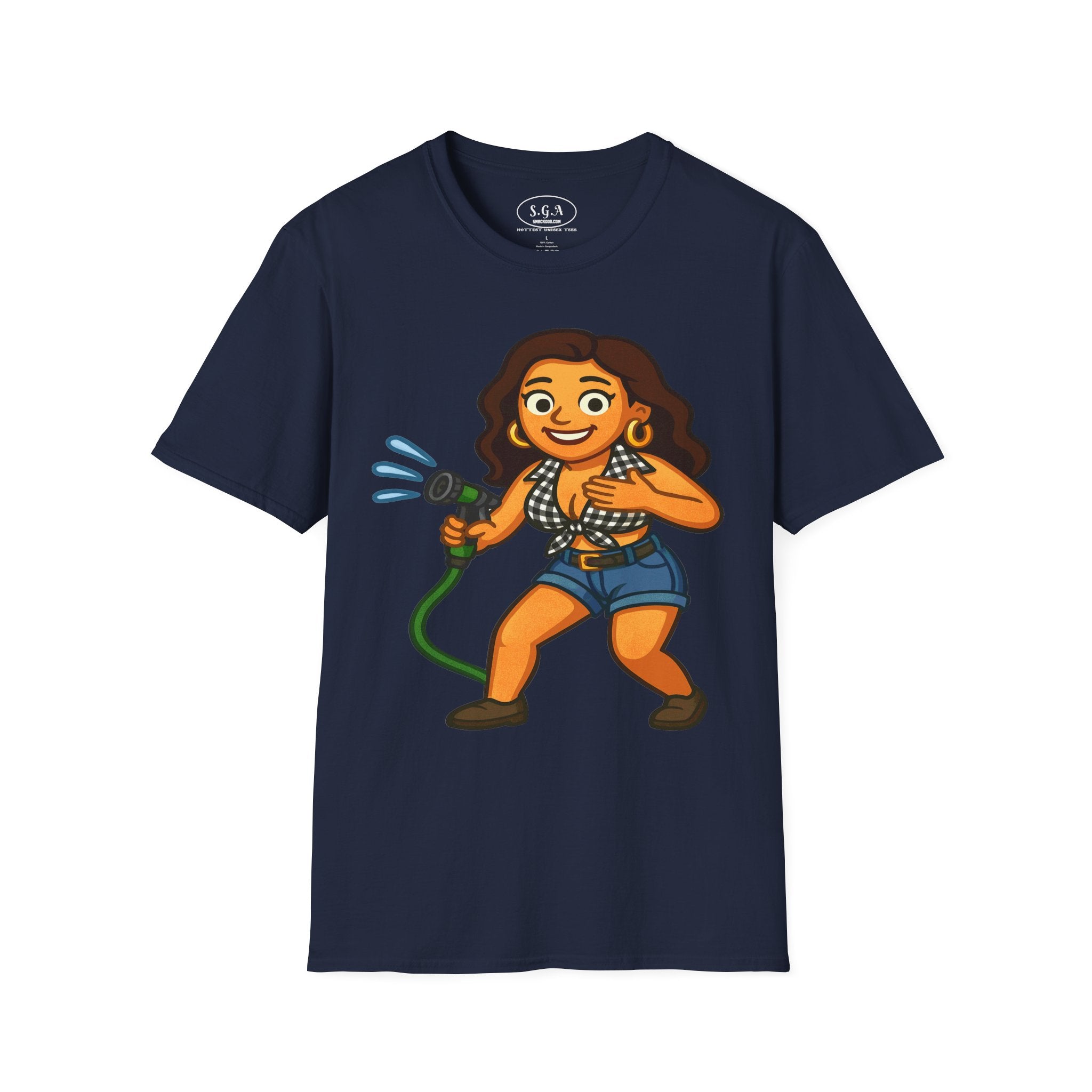 “Mrs. Parker” Cartoon Graphic T-Shirt – Funny Urban Character Tee | Playful Streetwear Shirt | Smack God Apparel