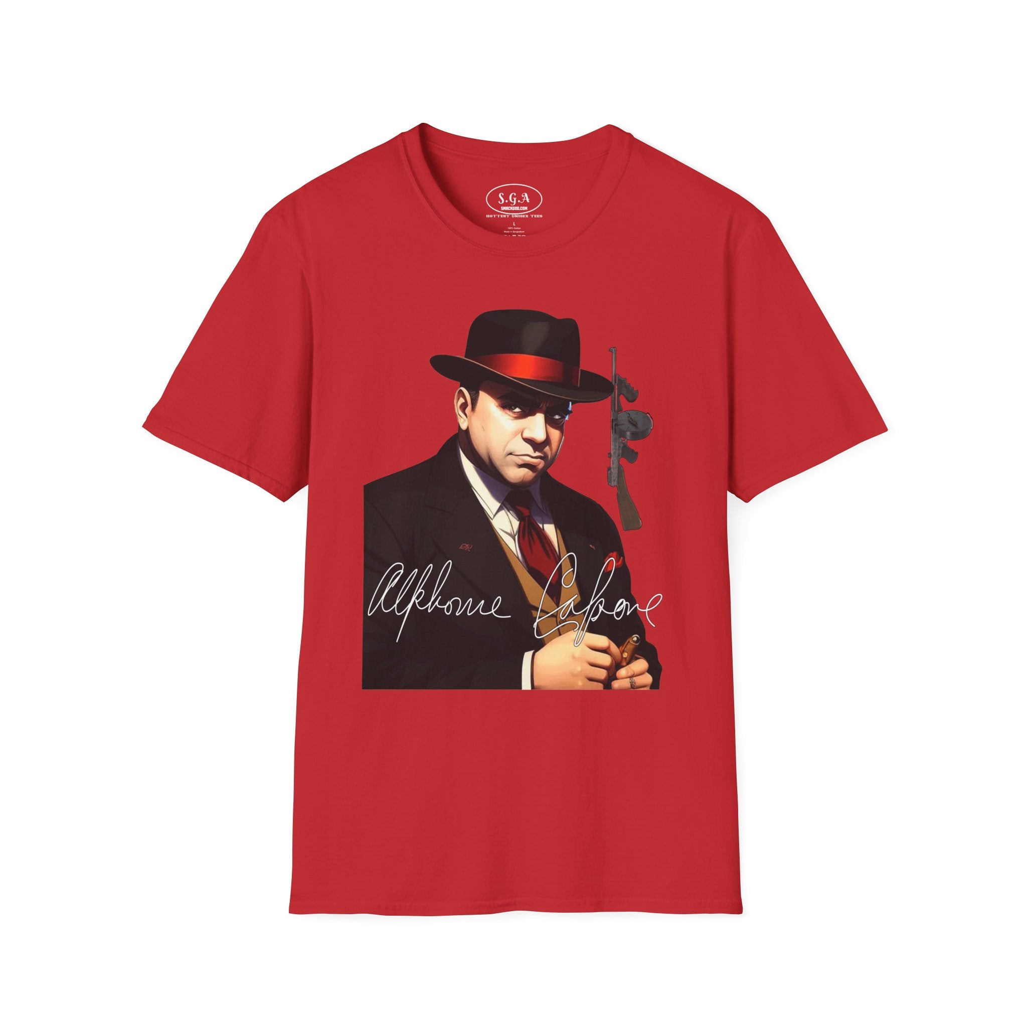 Al Capone Vintage Mafia Graphic T-Shirt – Gangster Streetwear Tee |Smack God Apparel