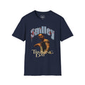 Smack God Apparel “Smiley – Training Day” Graphic T-Shirt – Urban Crime Movie Inspired Tee | Streetwear Character Graphic Shirt