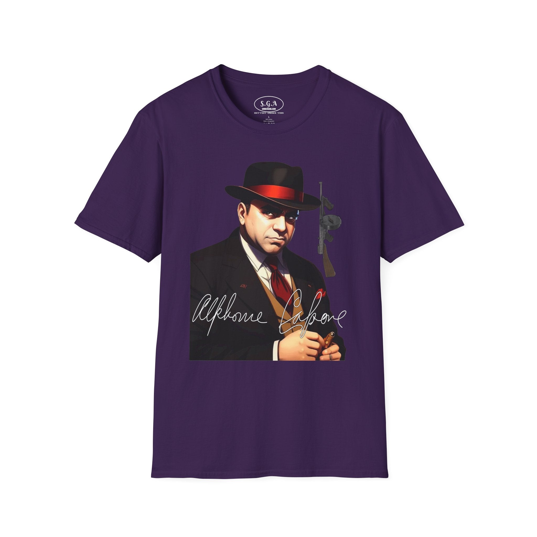 Al Capone Vintage Mafia Graphic T-Shirt – Gangster Streetwear Tee |Smack God Apparel