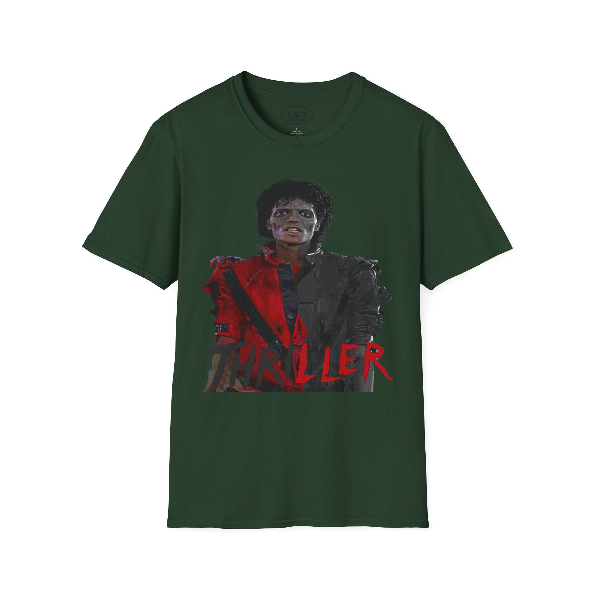 Thriller Inspired Graphic T-Shirt – Retro Horror Pop Culture Tee | 80s Music Streetwear Shirt | Smack God Apparel