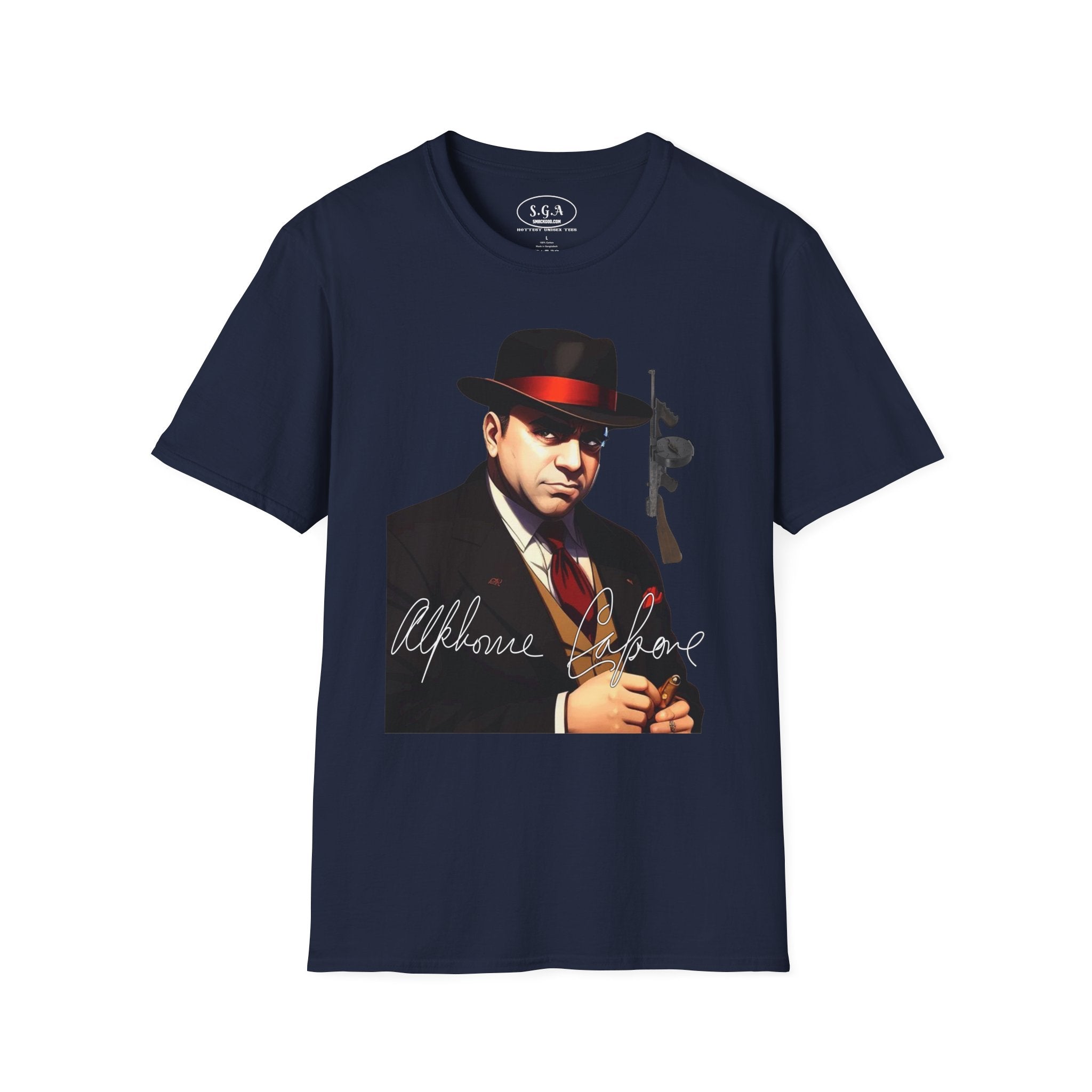Al Capone Vintage Mafia Graphic T-Shirt – Gangster Streetwear Tee |Smack God Apparel