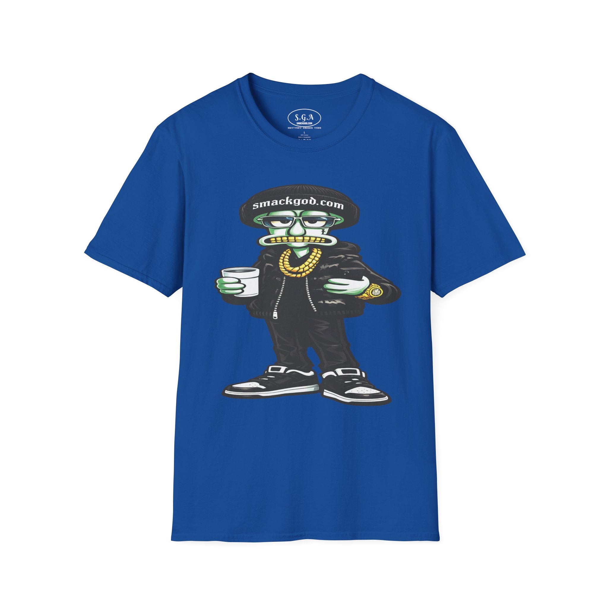Drip Squidward Streetwear T-Shirt – Bikini Bottom Inspired Funny Graphic Tee | Urban Cartoon Shirt | Smack God Apparel
