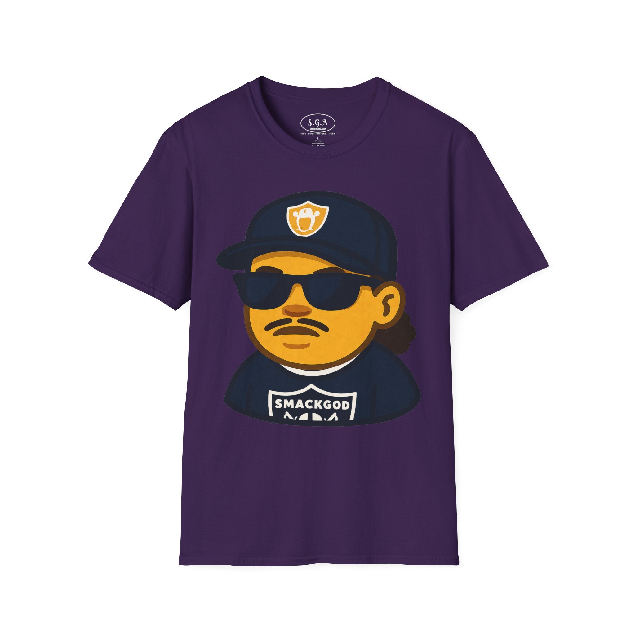 Smack God Apparel Urban Cartoon Logo Graphic T-Shirt – Streetwear Character Tee | SmackGod Icon Style Graphic Shirt