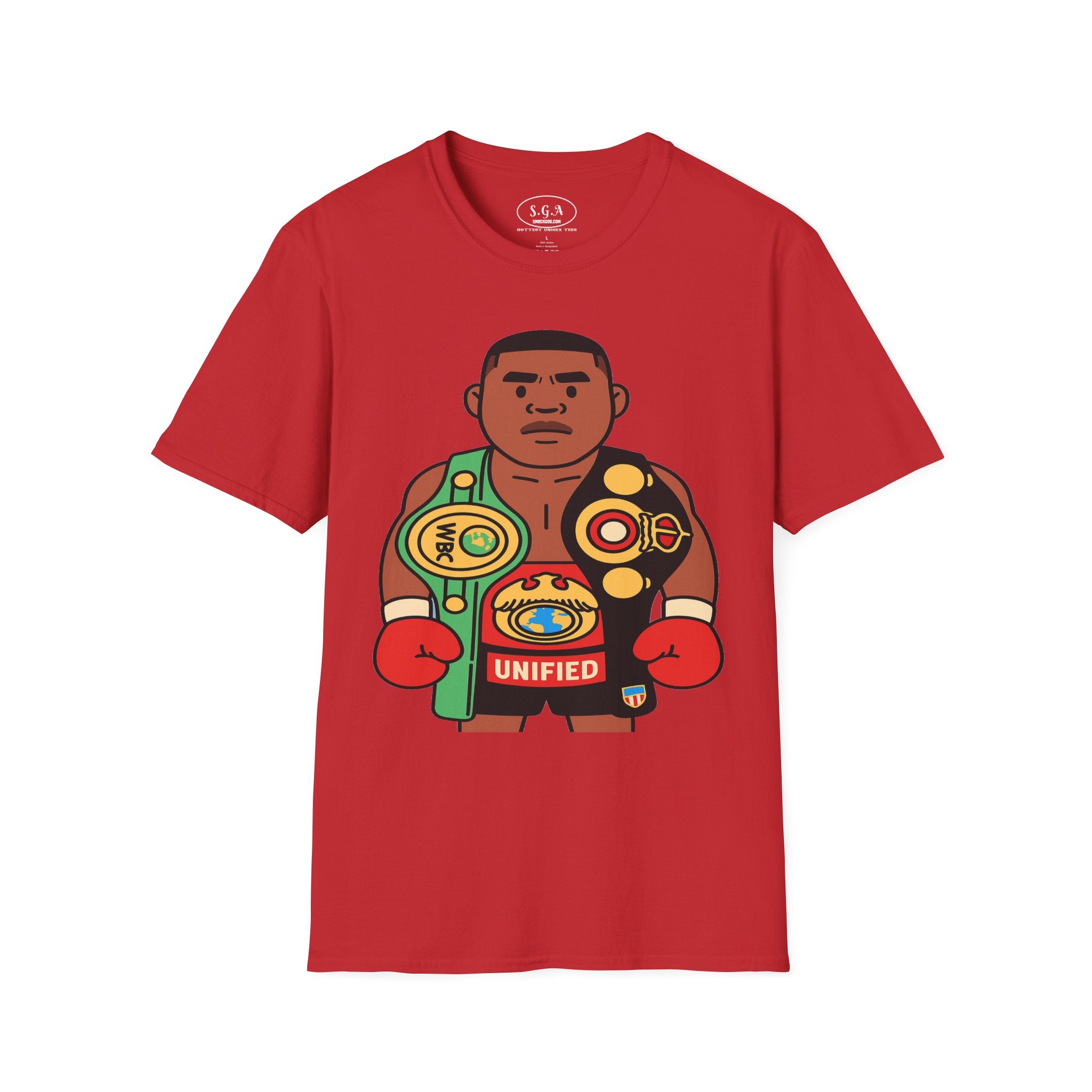 Iron Mike Inspired Boxing Champion T-Shirt – Cartoon Heavyweight Champ Tee | Boxing Streetwear Shirt | Smack God Apparel