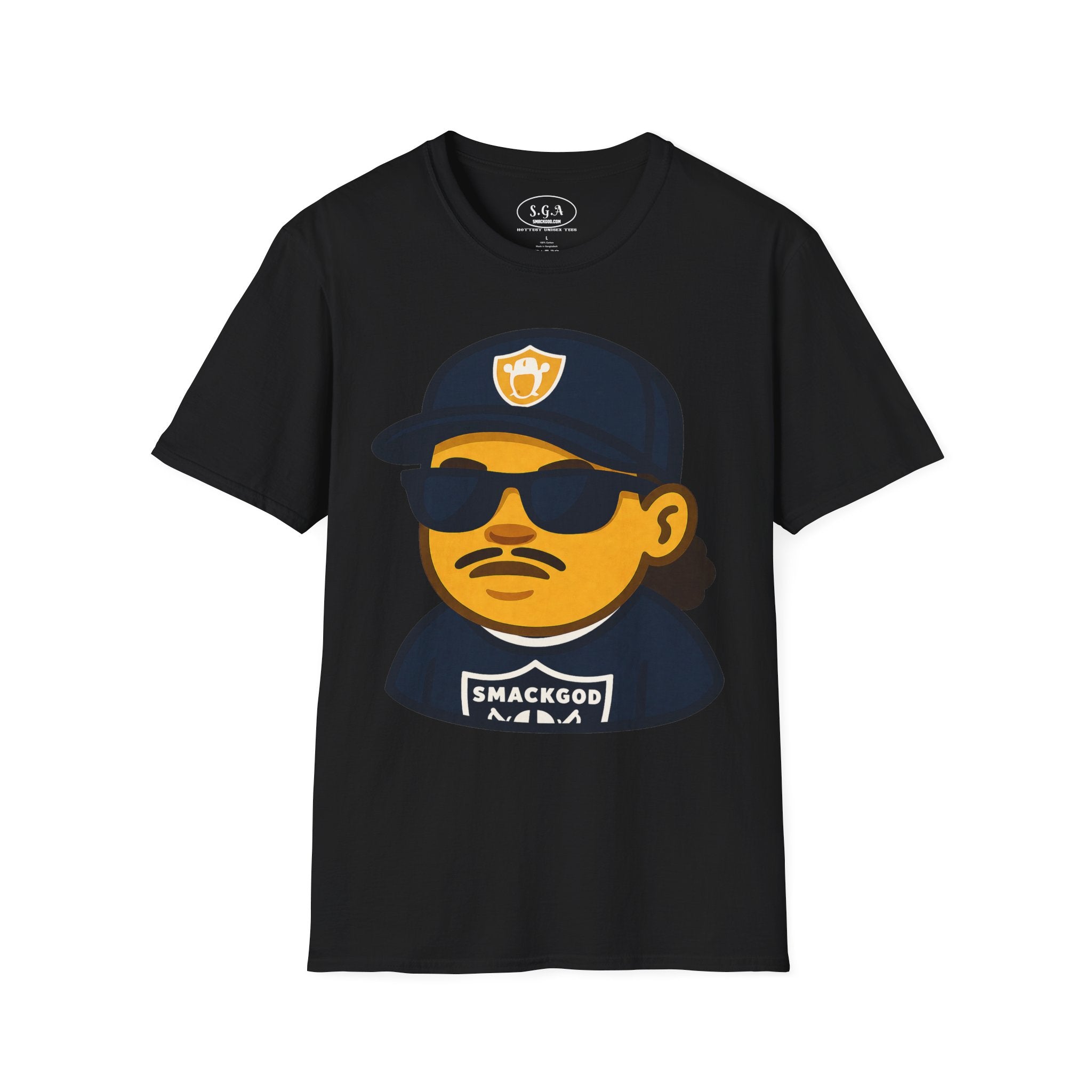 Smack God Apparel Urban Cartoon Logo Graphic T-Shirt – Streetwear Character Tee | SmackGod Icon Style Graphic Shirt