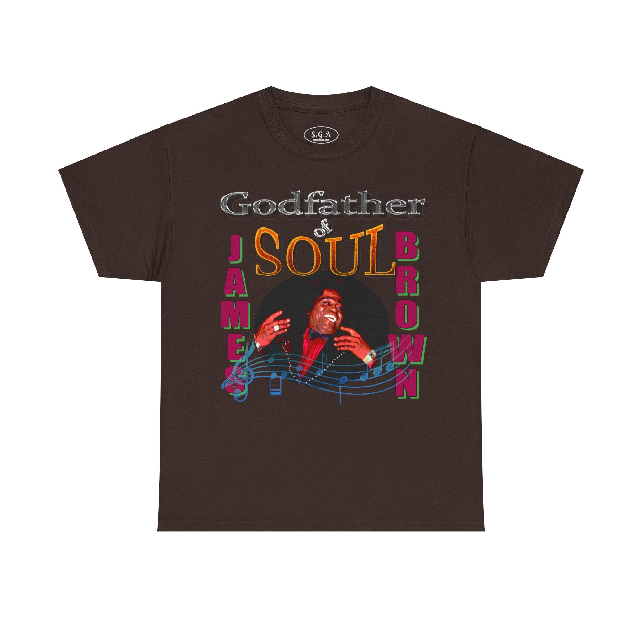 James Brown “Godfather of Soul” T-Shirt – Classic Funk Music Graphic Tee | Smack God Apparel Streetwear Shirt | Vintage Soul Legend Tee | SmackGod.com