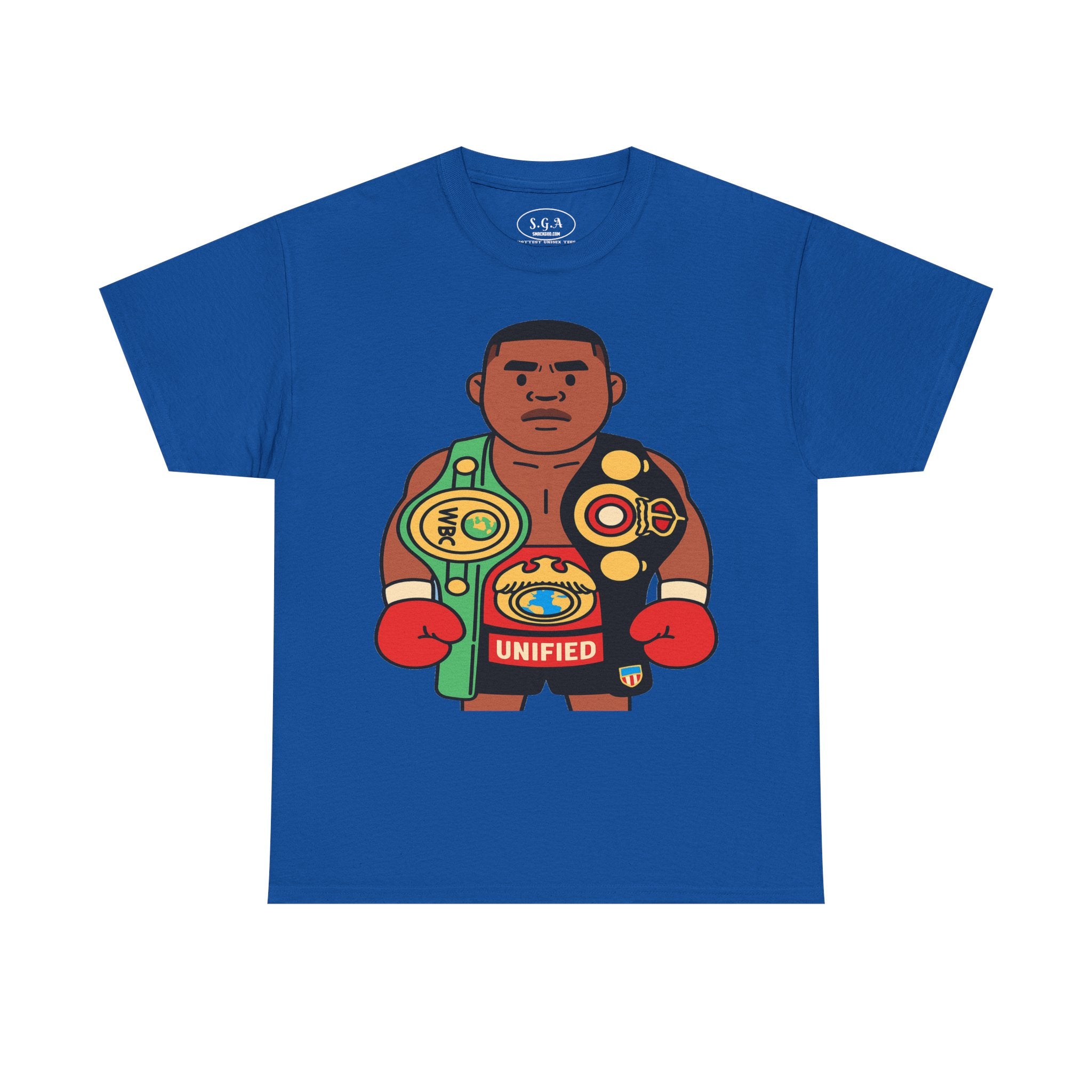 Iron Mike Inspired Boxing Champion T-Shirt – Cartoon Heavyweight Champ Tee | Boxing Streetwear Shirt | Smack God Apparel