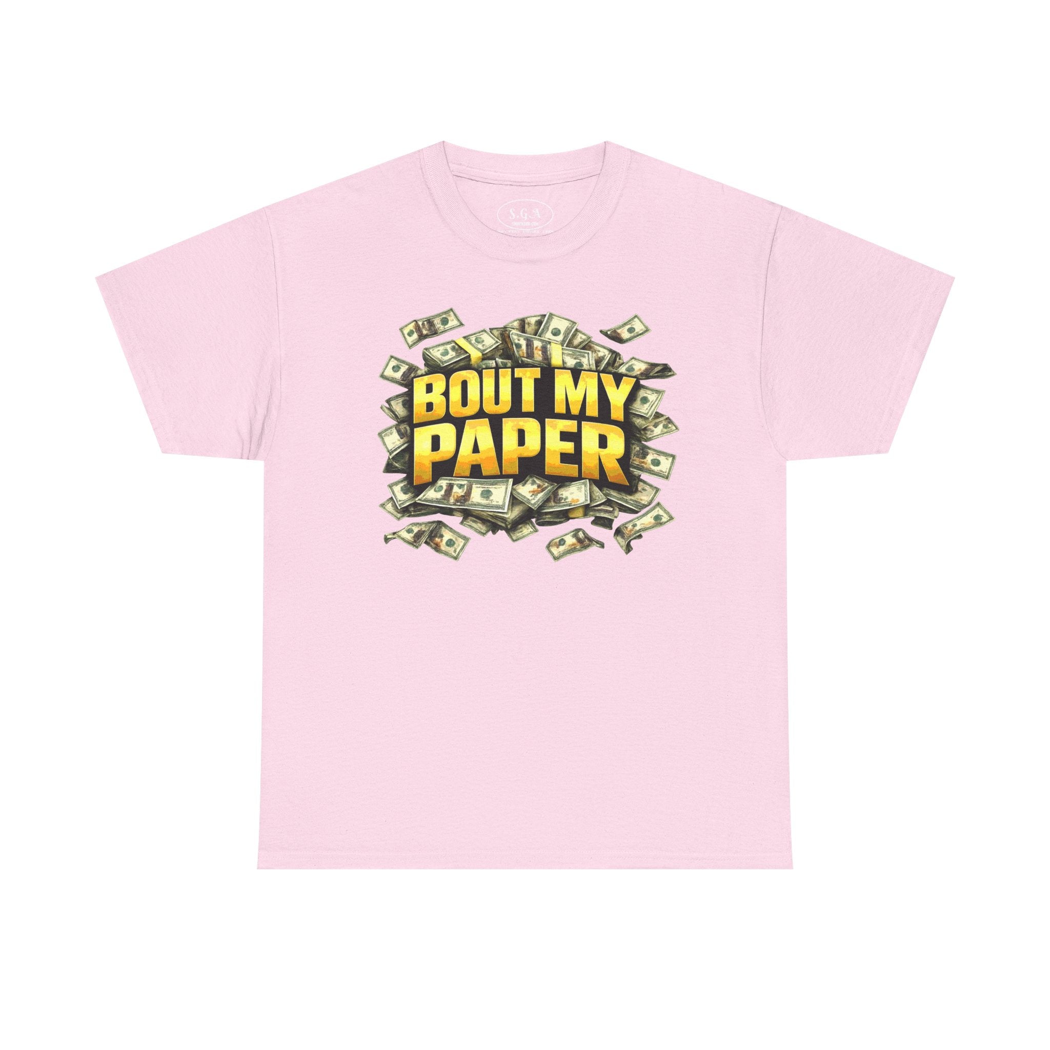 Bout My Paper T-Shirt – Money Hustle Graphic Tee | Cash Stacks Streetwear Shirt | Smack God Apparel
