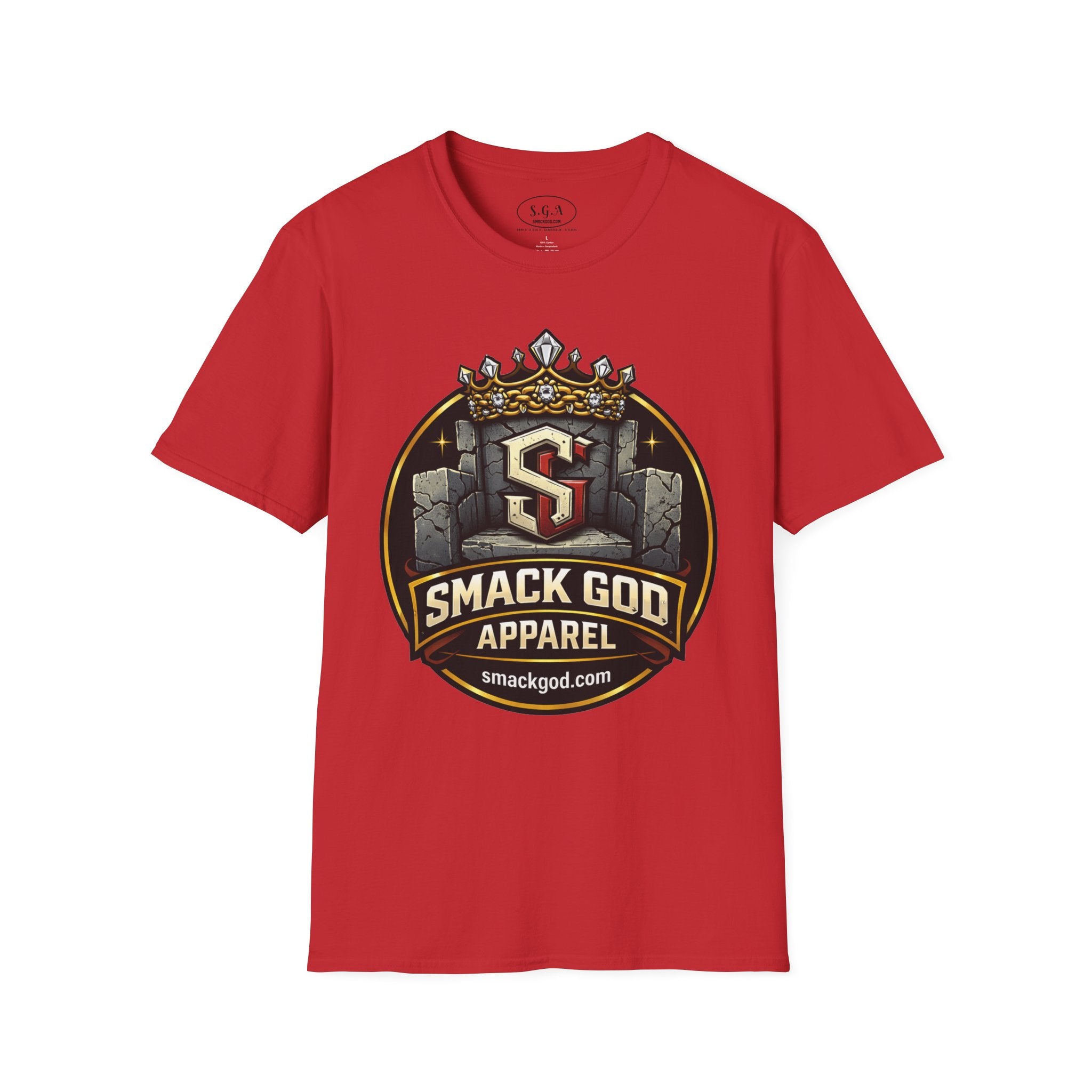 Smack God Apparel Logo T-Shirt – Crown Crest Streetwear Tee | Premium Urban Graphic Shirt | SmackGod.com
