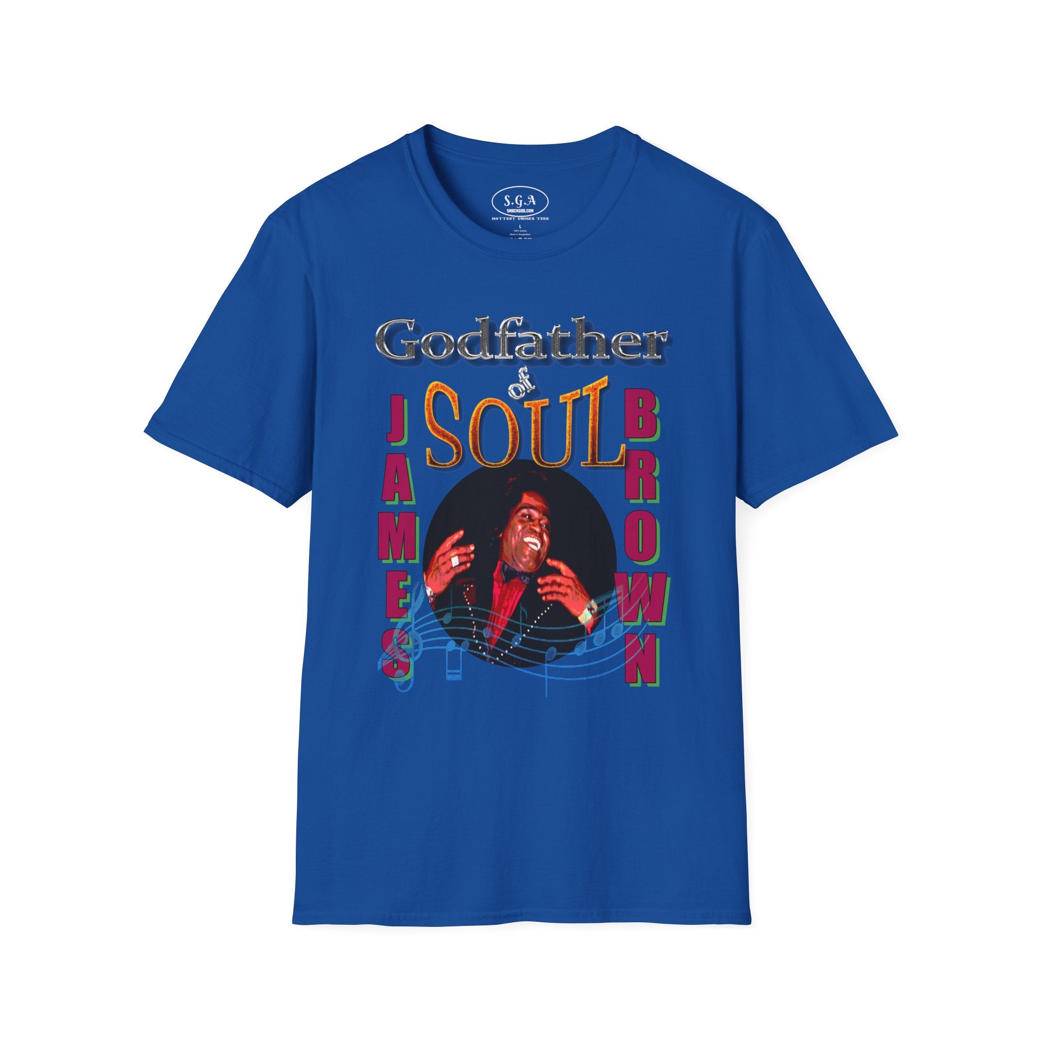 James Brown “Godfather of Soul” T-Shirt – Classic Funk Music Graphic Tee | Smack God Apparel Streetwear Shirt | Vintage Soul Legend Tee