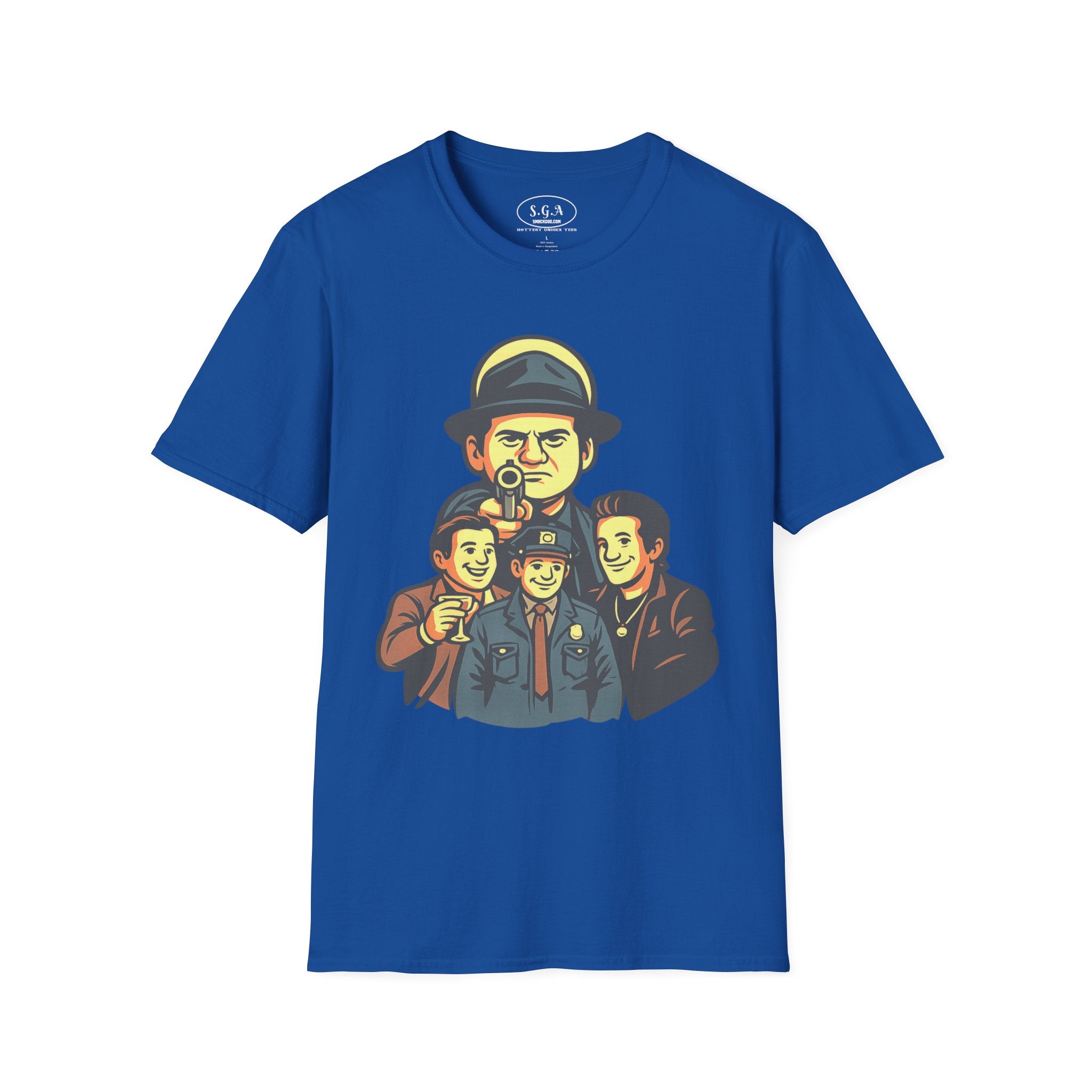Joe Pesci Inspired Graphic T-Shirt – Classic  Movie Cartoon Tee | Gangster Film Streetwear | Smack God Apparel