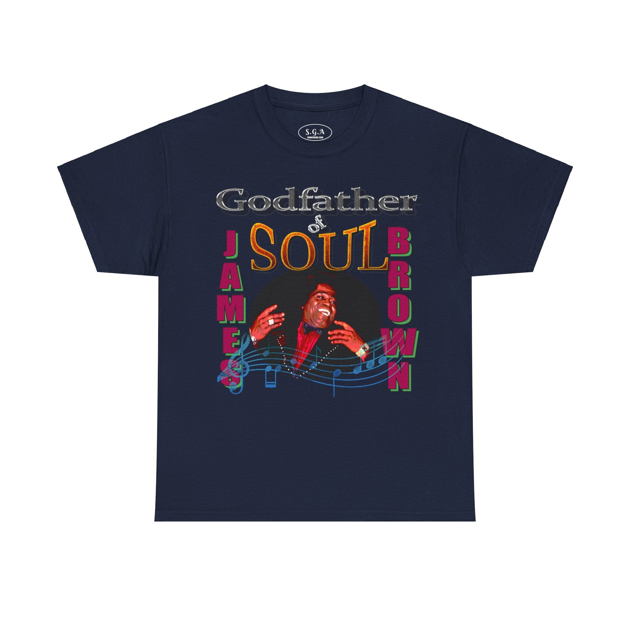 James Brown “Godfather of Soul” T-Shirt – Classic Funk Music Graphic Tee | Smack God Apparel Streetwear Shirt | Vintage Soul Legend Tee | SmackGod.com