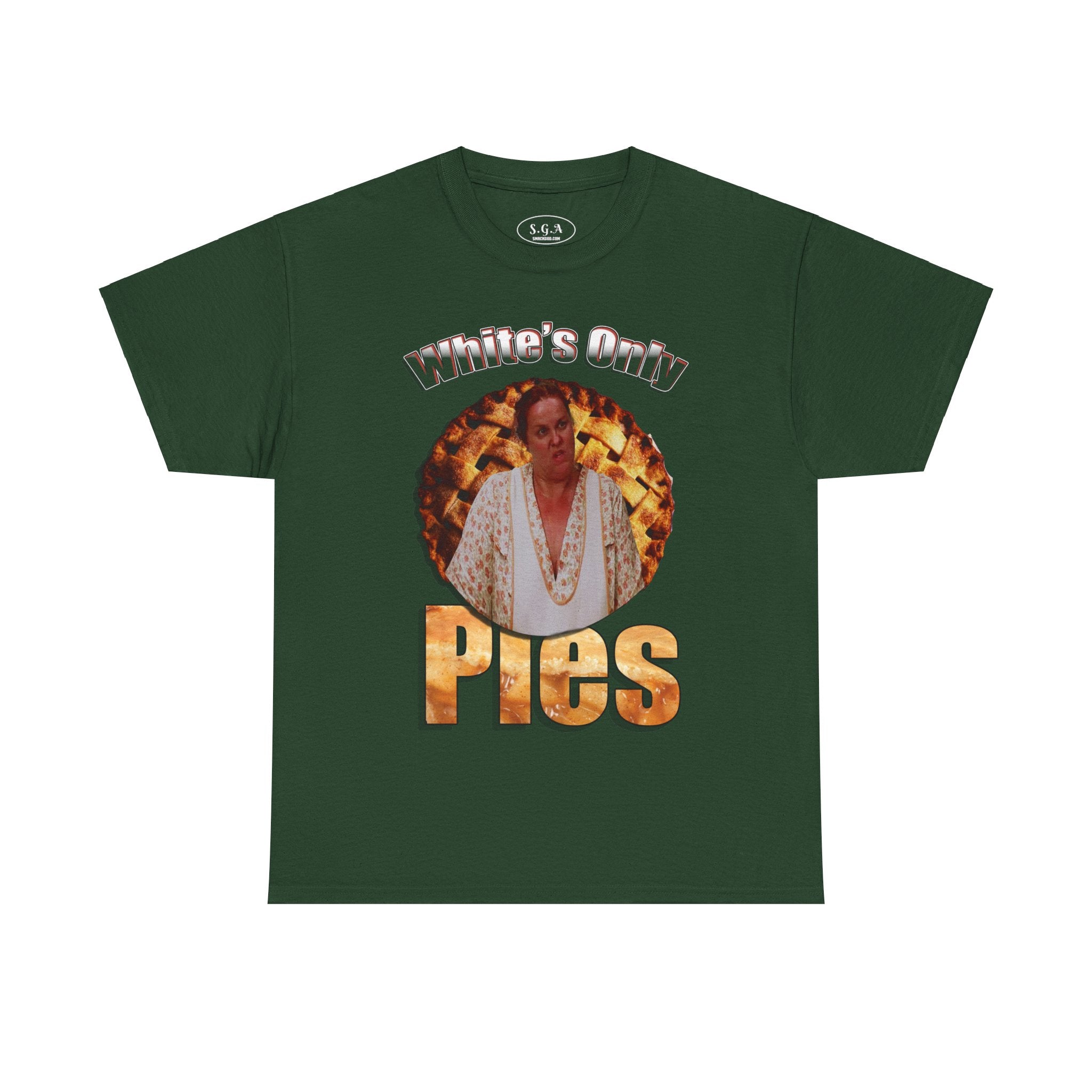 White’s Only Pies T-Shirt – Life Movie Graphic Tee (Eddie Murphy & Martin Lawrence Inspired) | Funny Retro Comedy Shirt | Smack God Apparel