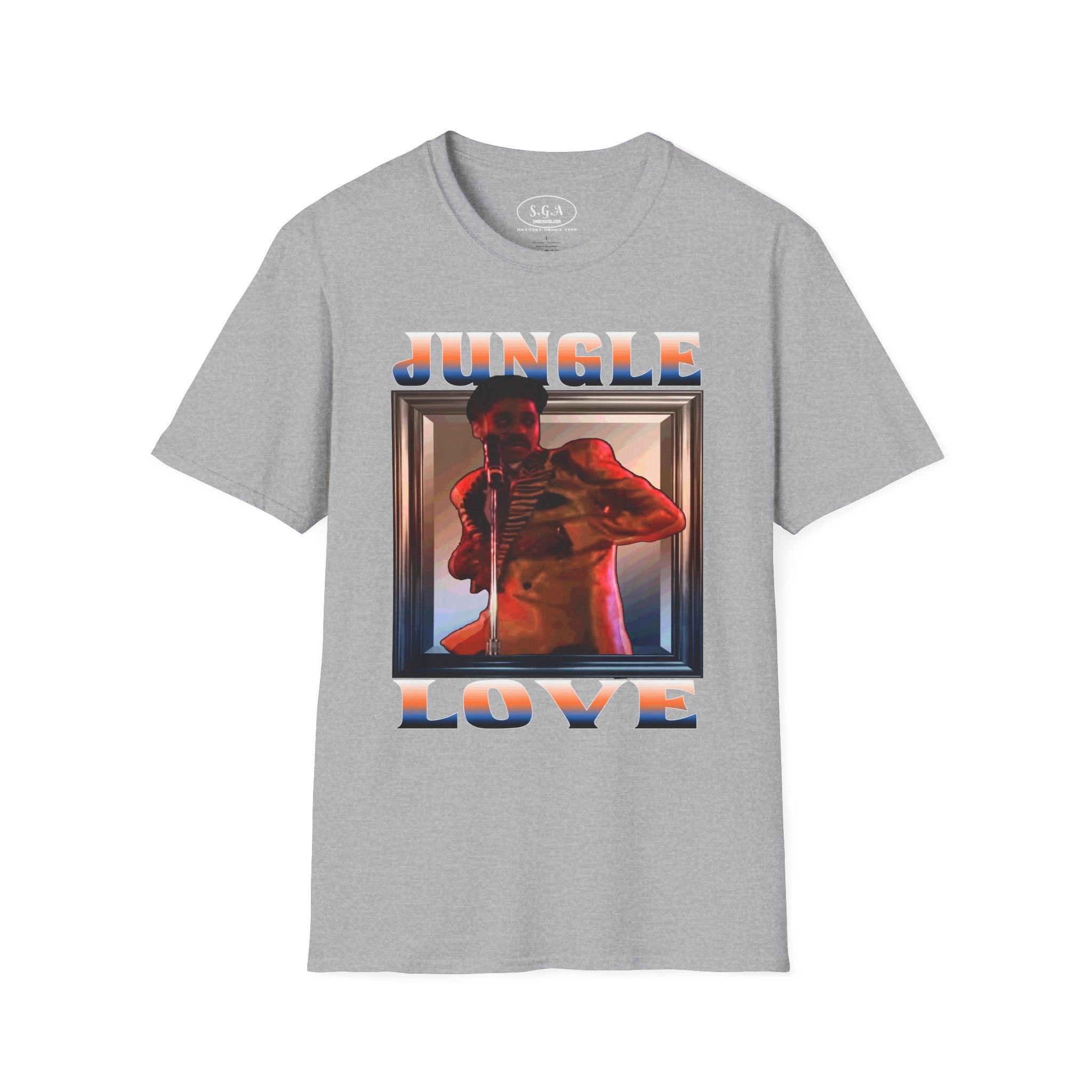 Smack God Apparel “Jungle Love Vibes” Graphic T-Shirt – Morris Day Inspired Tee | Funk Music Streetwear Shirt | Retro 80s Party Graphic Tee