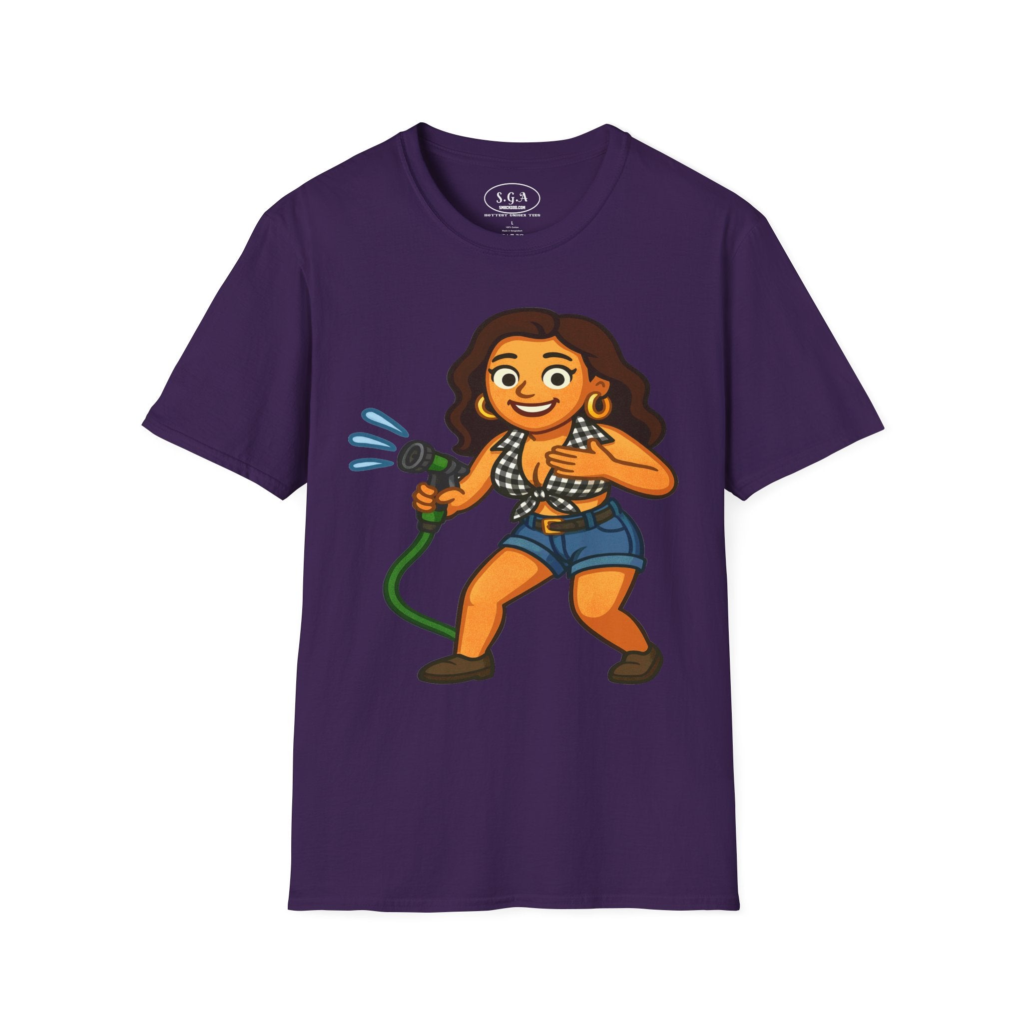 “Mrs. Parker” Cartoon Graphic T-Shirt – Funny Urban Character Tee | Playful Streetwear Shirt | Smack God Apparel
