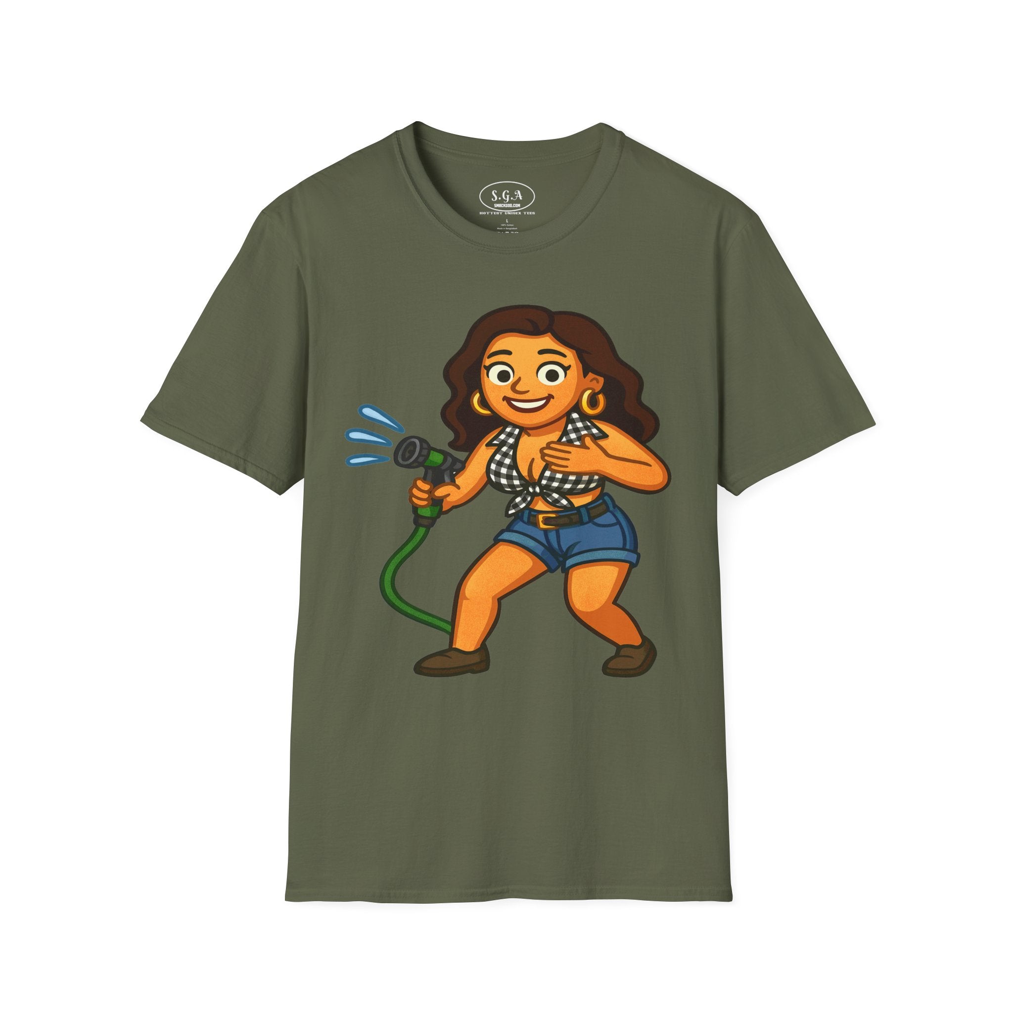 “Mrs. Parker” Cartoon Graphic T-Shirt – Funny Urban Character Tee | Playful Streetwear Shirt | Smack God Apparel