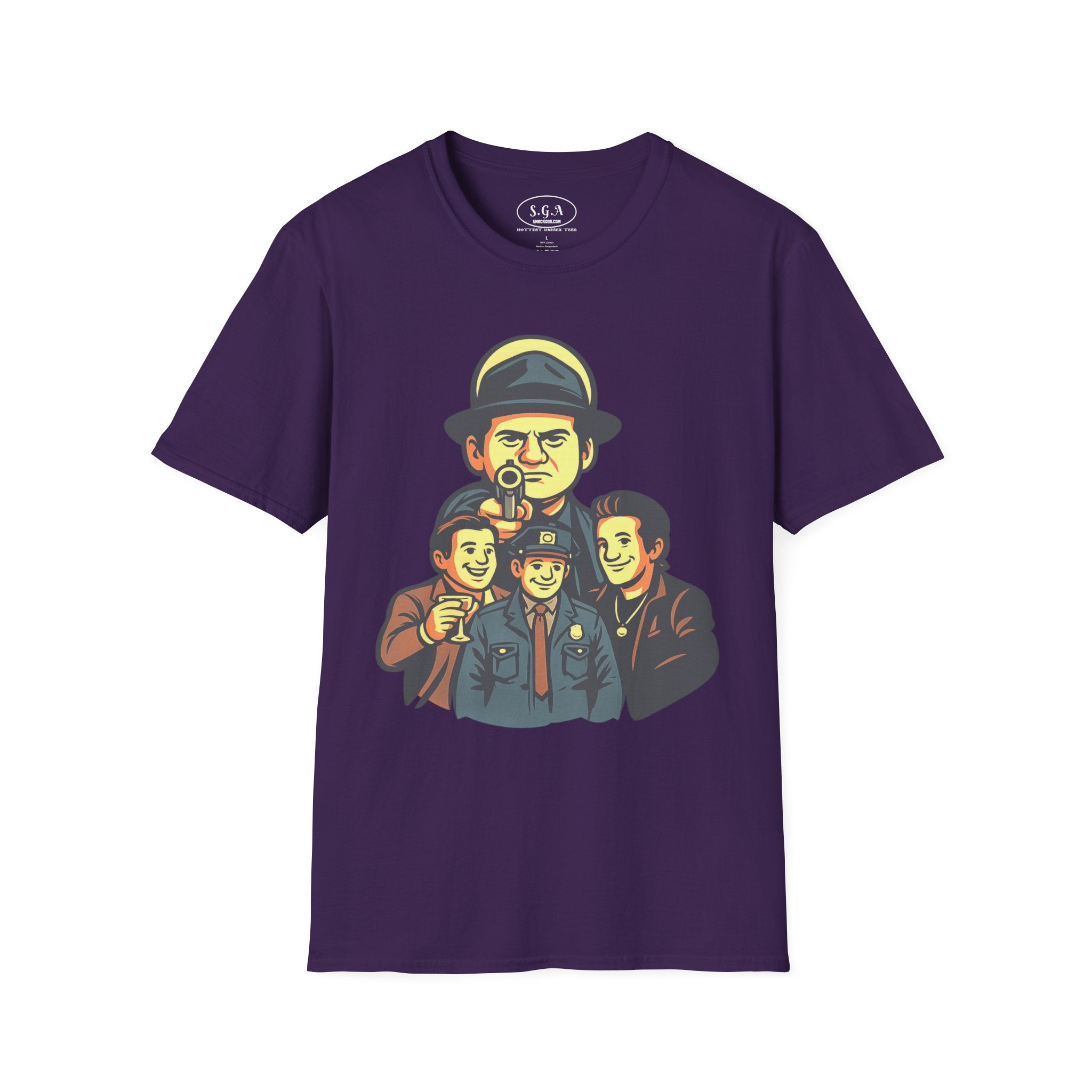 Joe Pesci Inspired Graphic T-Shirt – Classic  Movie Cartoon Tee | Gangster Film Streetwear | Smack God Apparel