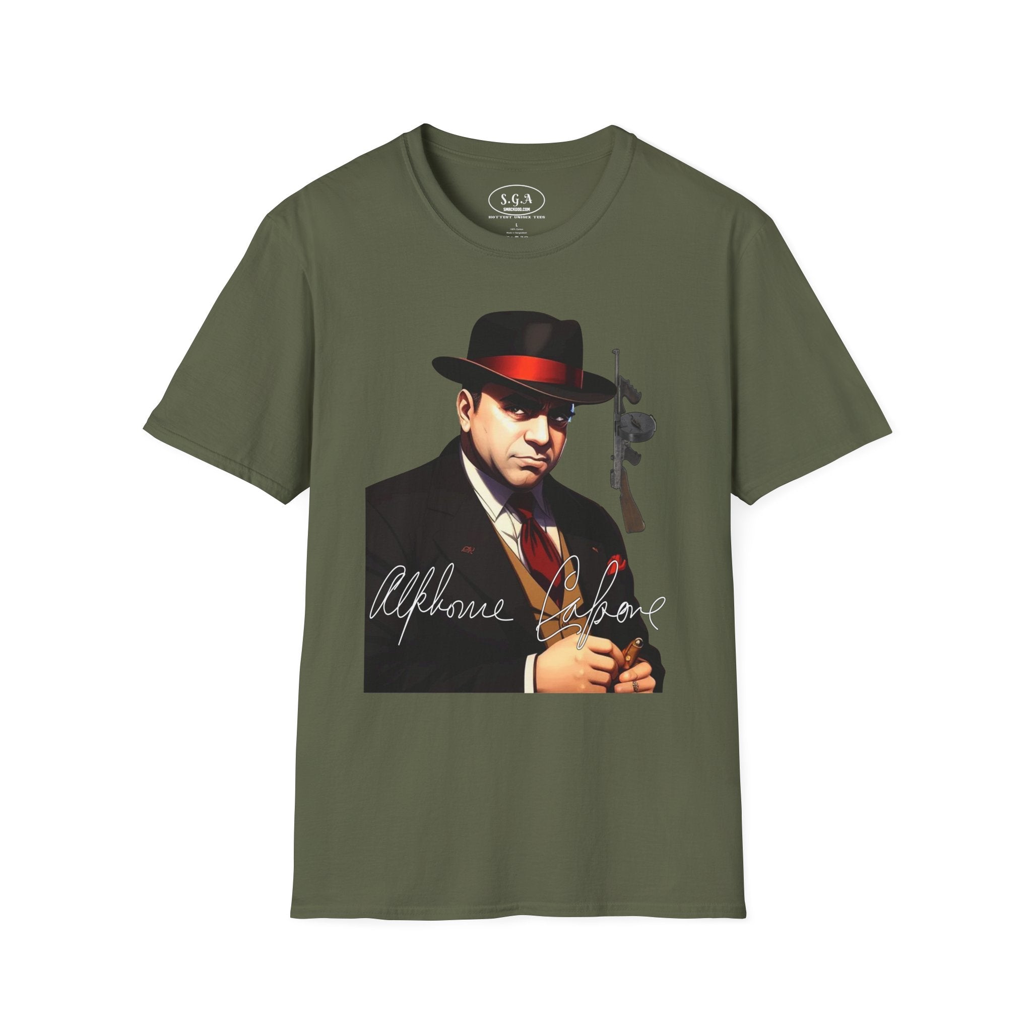 Al Capone Vintage Mafia Graphic T-Shirt – Gangster Streetwear Tee |Smack God Apparel