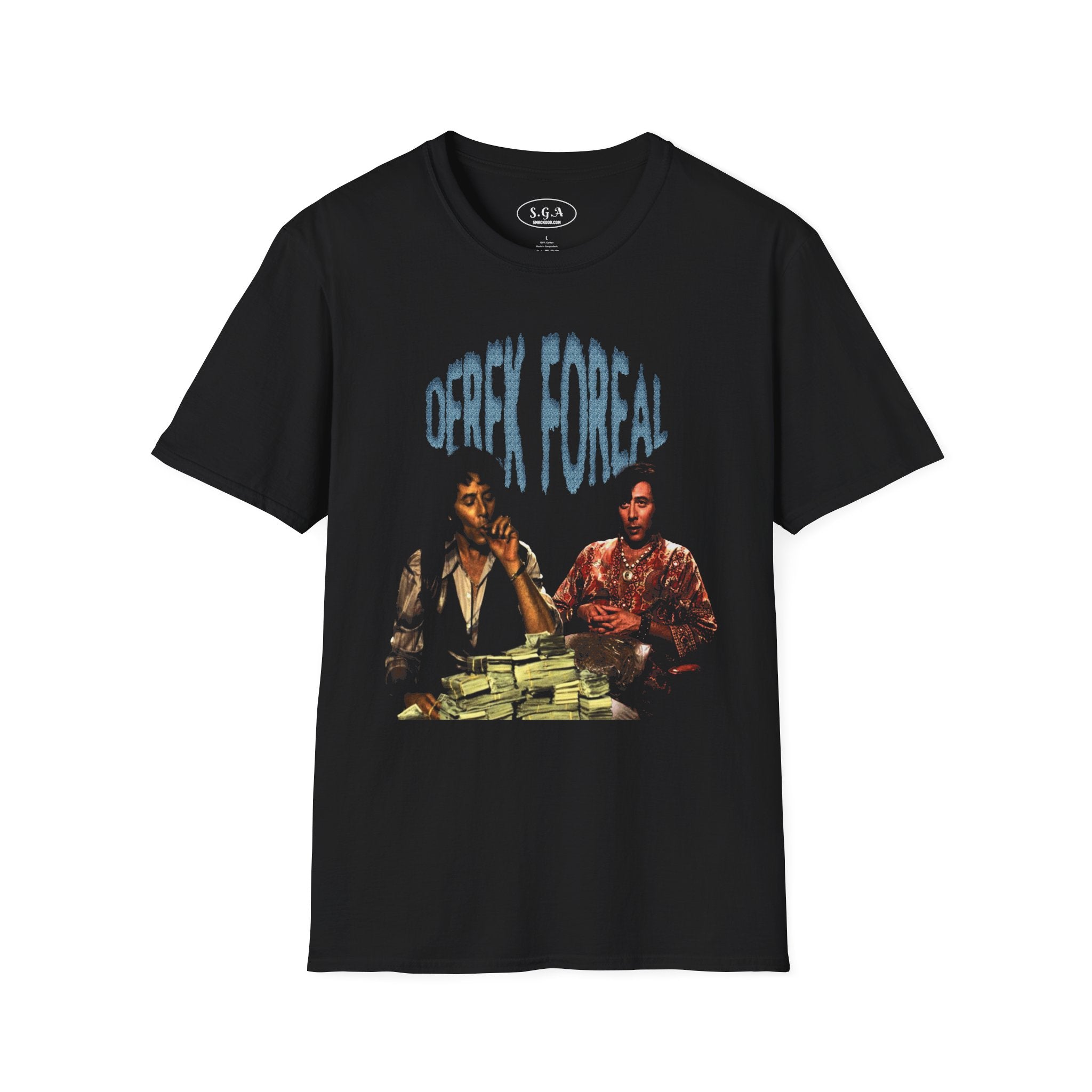 Derek Foreal “Blow” T-Shirt – Retro Drug Empire Movie Graphic Tee | 70s Hustler Aesthetic Shirt | Smack God Apparel