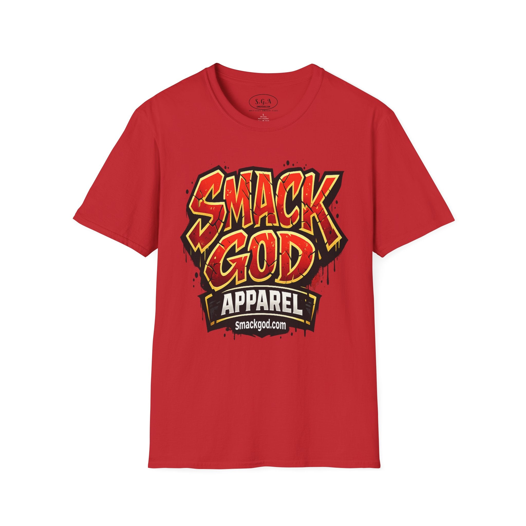 Smack God Apparel Graffiti Logo T-Shirt – Urban Streetwear Graphic Tee | Bold Hip Hop Style Shirt | SmackGod.com