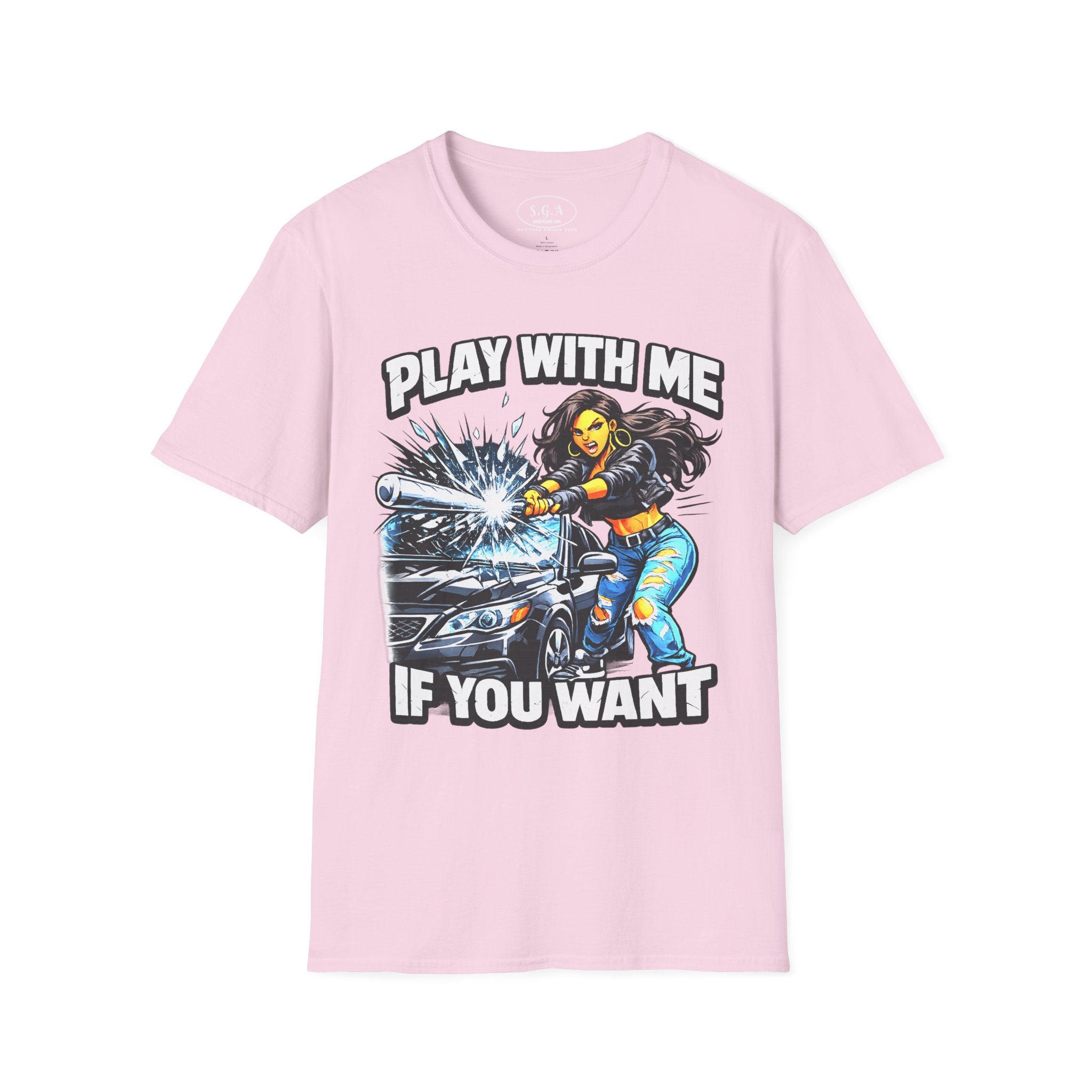 “Play With Me If You Want” Graphic T-Shirt – Bold Streetwear Statement Tee | Urban Attitude Shirt | Smack God Apparel