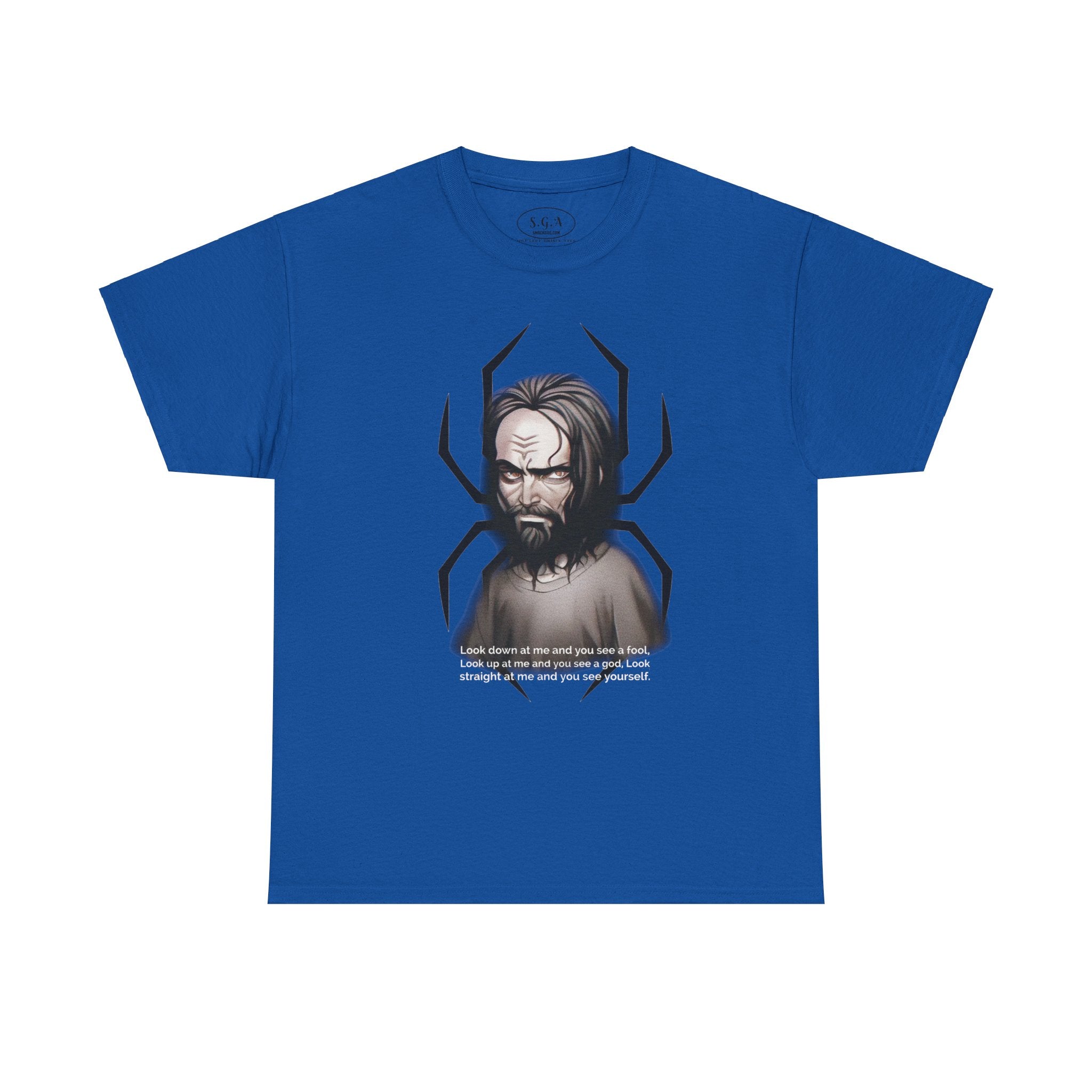 Smack God Apparel “Dark History Files” Graphic T-Shirt – Charles Manson Case Inspired Tee | True Crime Documentary Streetwear Shirt | Vintage News Graphic Tee