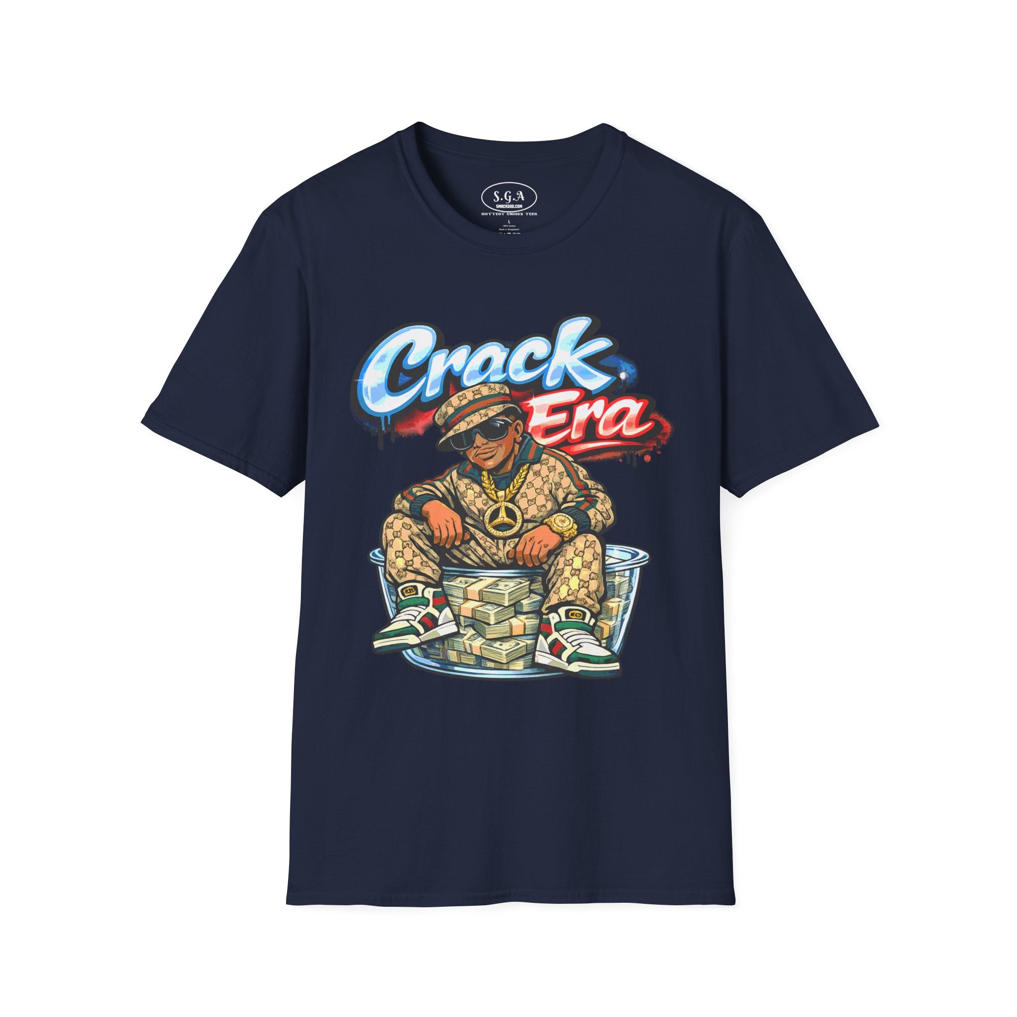 Crack Era Streetwear Shirt – Smack God Apparel | Retro Urban Graphic T-Shirt | Vintage Hip Hop Culture Tee